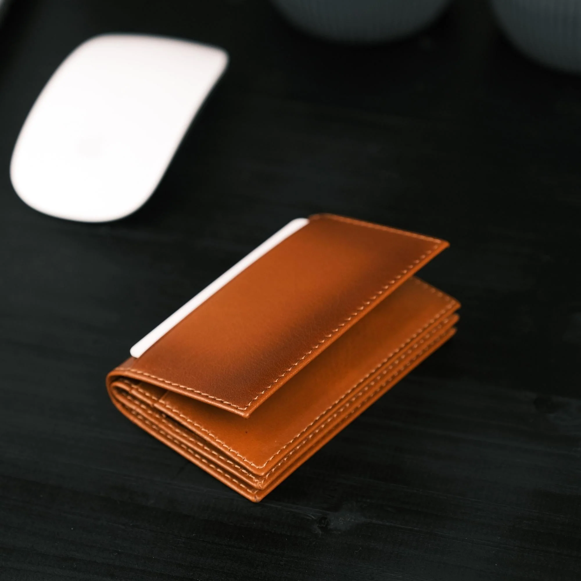 Denver Luxury Full-Grain Leather Cardholder for Men - Image 2