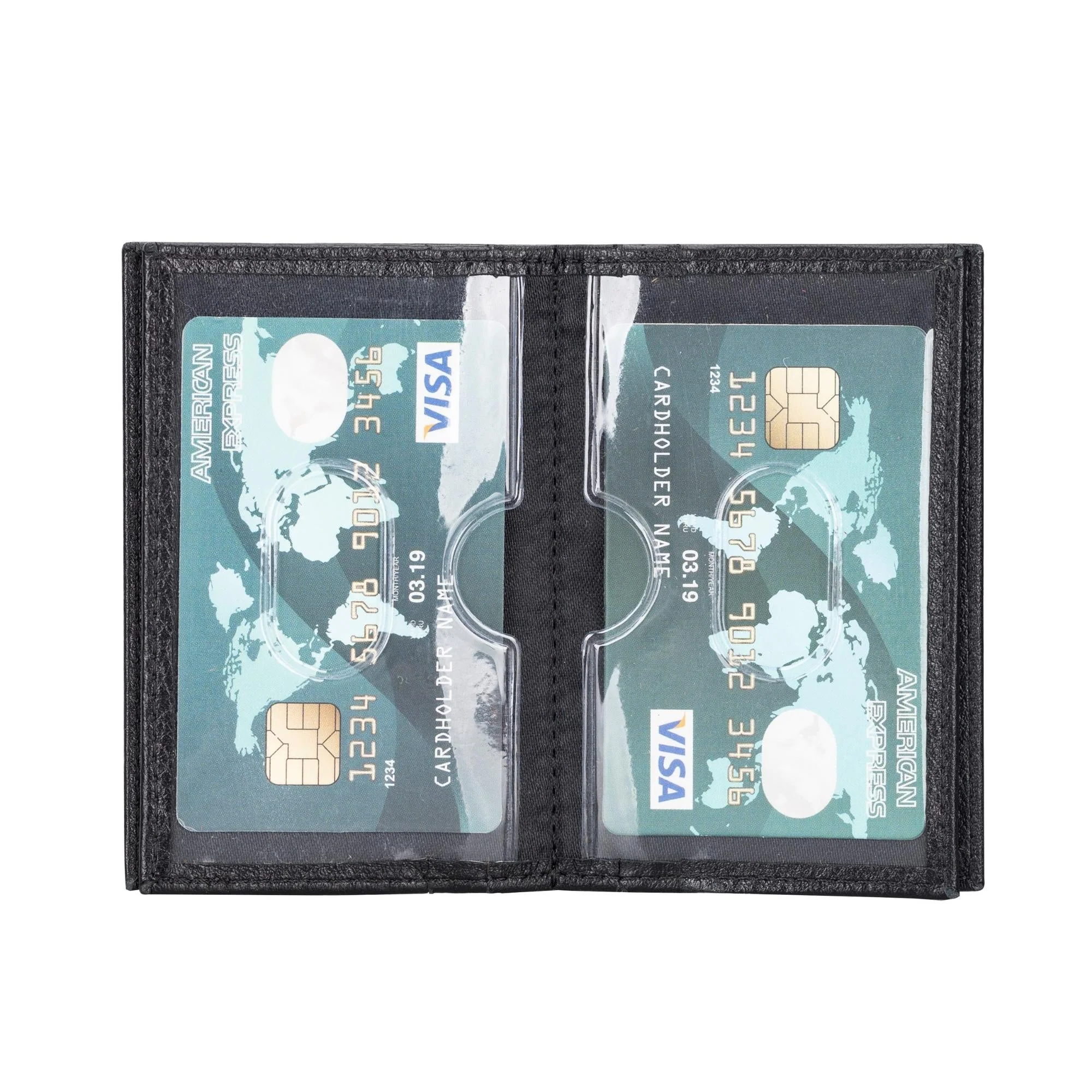 Denver Luxury Full-Grain Leather Cardholder for Men - Image 31