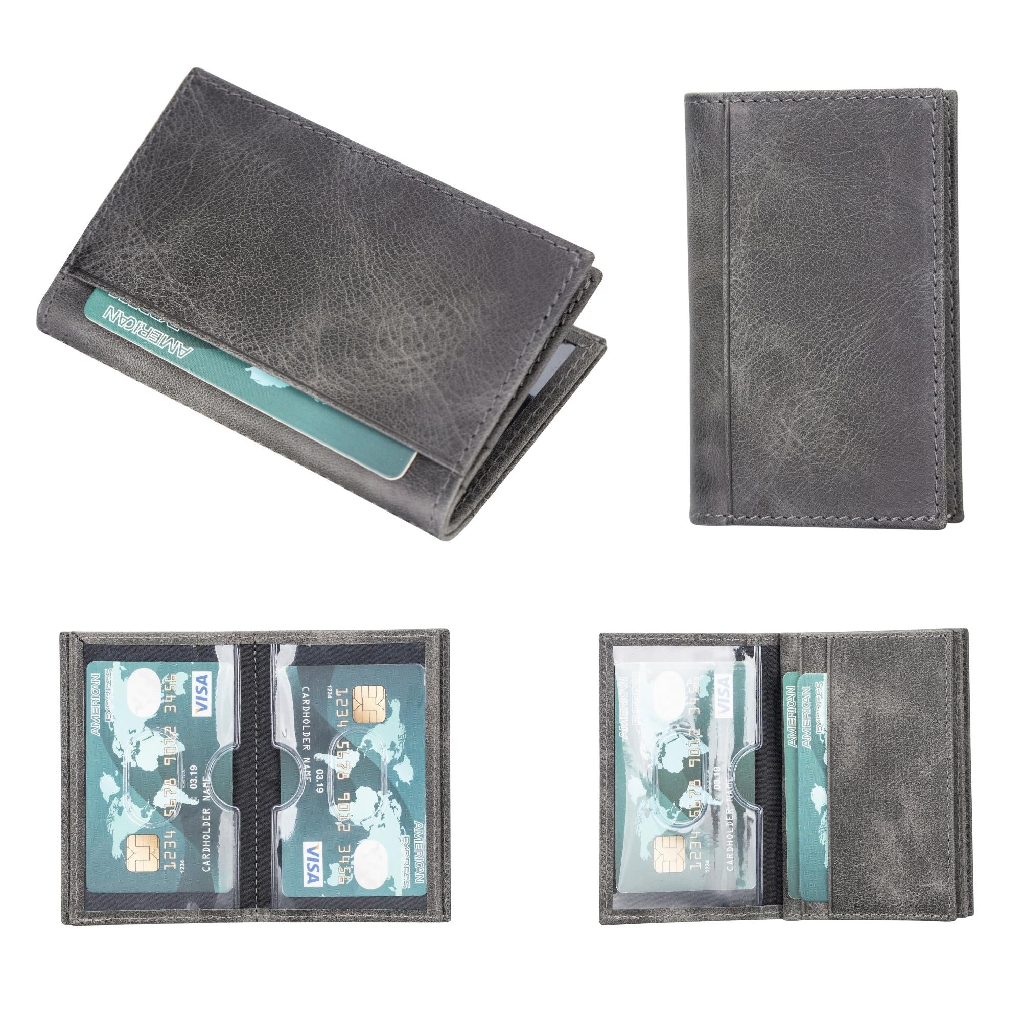 Denver Luxury Full-Grain Leather Cardholder for Men - Image 35