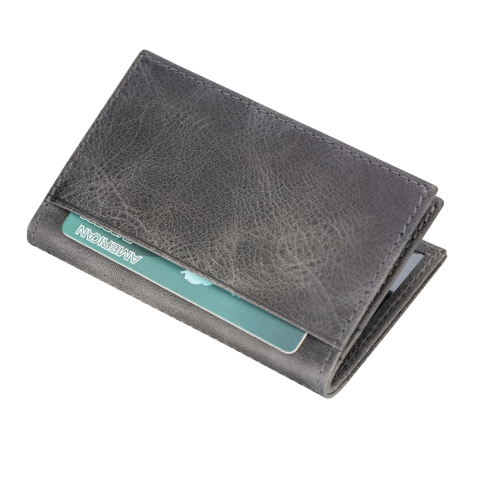 Denver Luxury Full-Grain Leather Cardholder for Men - Image 36
