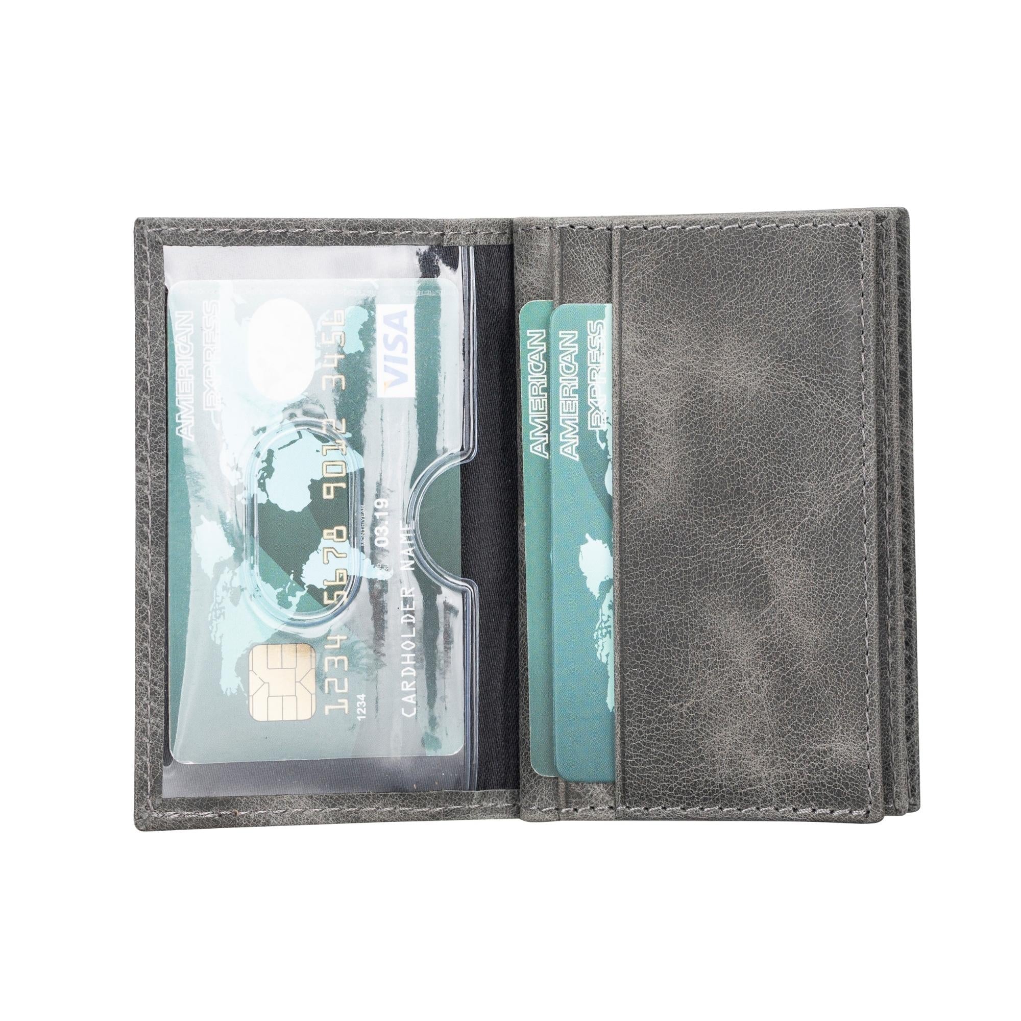 Denver Luxury Full-Grain Leather Cardholder for Men - Image 38