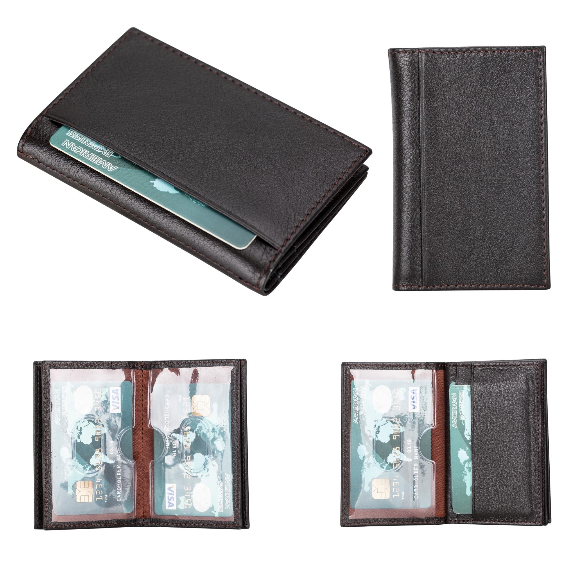 Denver Luxury Full-Grain Leather Cardholder for Men - Image 41