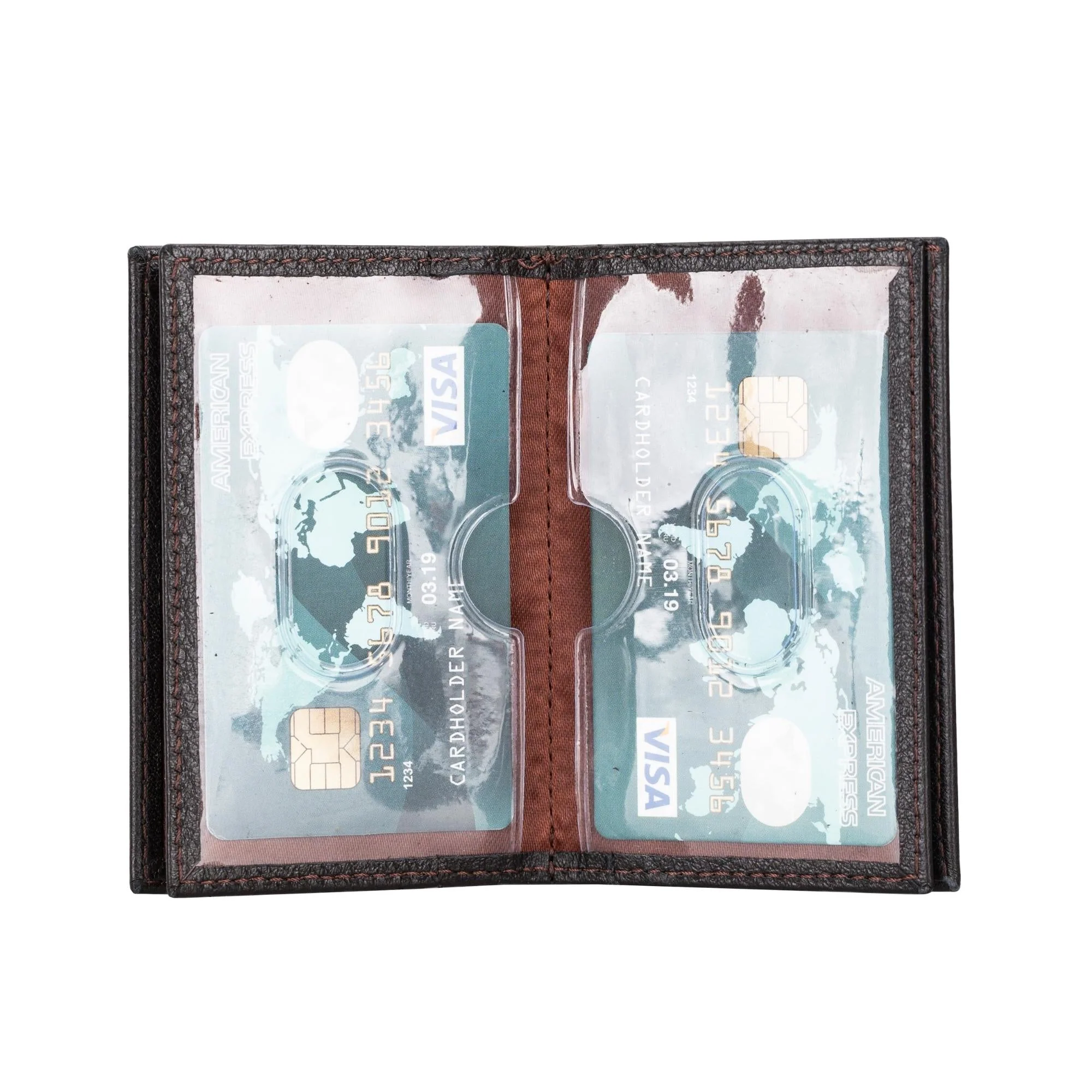 Denver Luxury Full-Grain Leather Cardholder for Men - Image 44