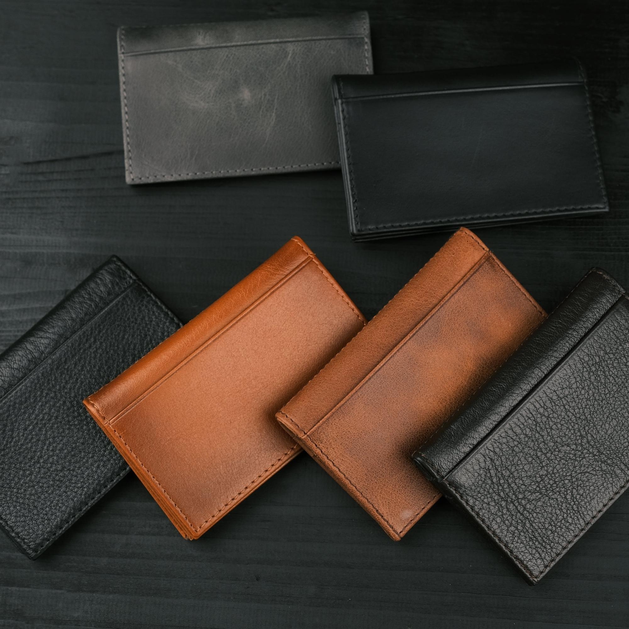 Denver Luxury Full-Grain Leather Cardholder for Men - Image 7