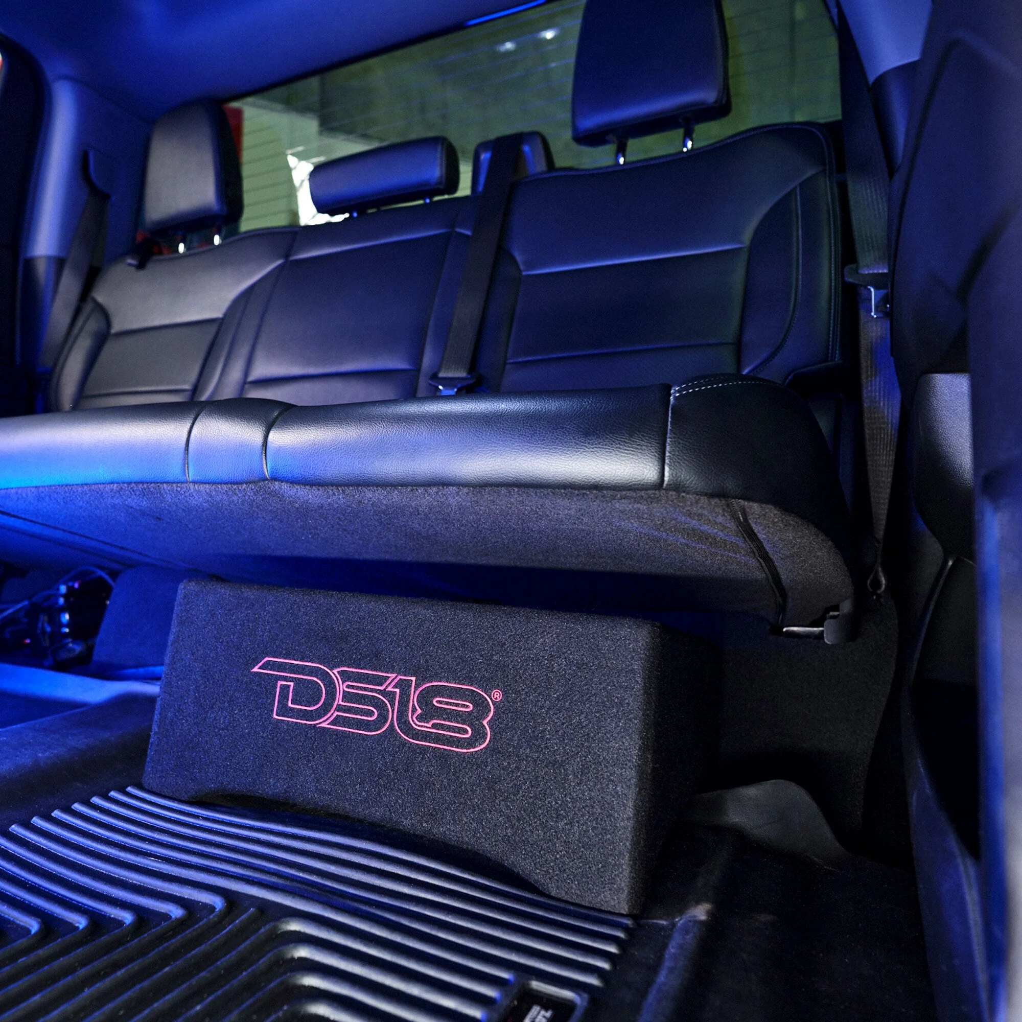 DFPU Under Seat 10” Shallow Subwoofer Enclosure | Sealed, Loaded, 600W RMS @ 2 Ohm - Image 2