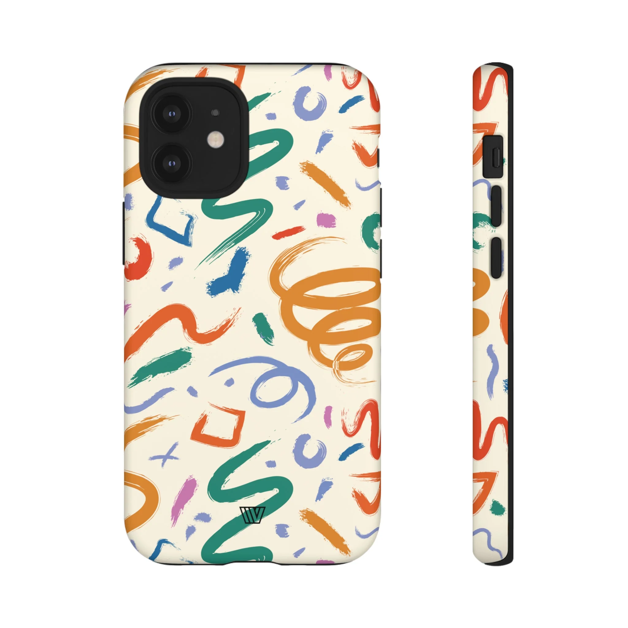 DOODLE BRUSH STROKES | Tough Phone Case - Image 10