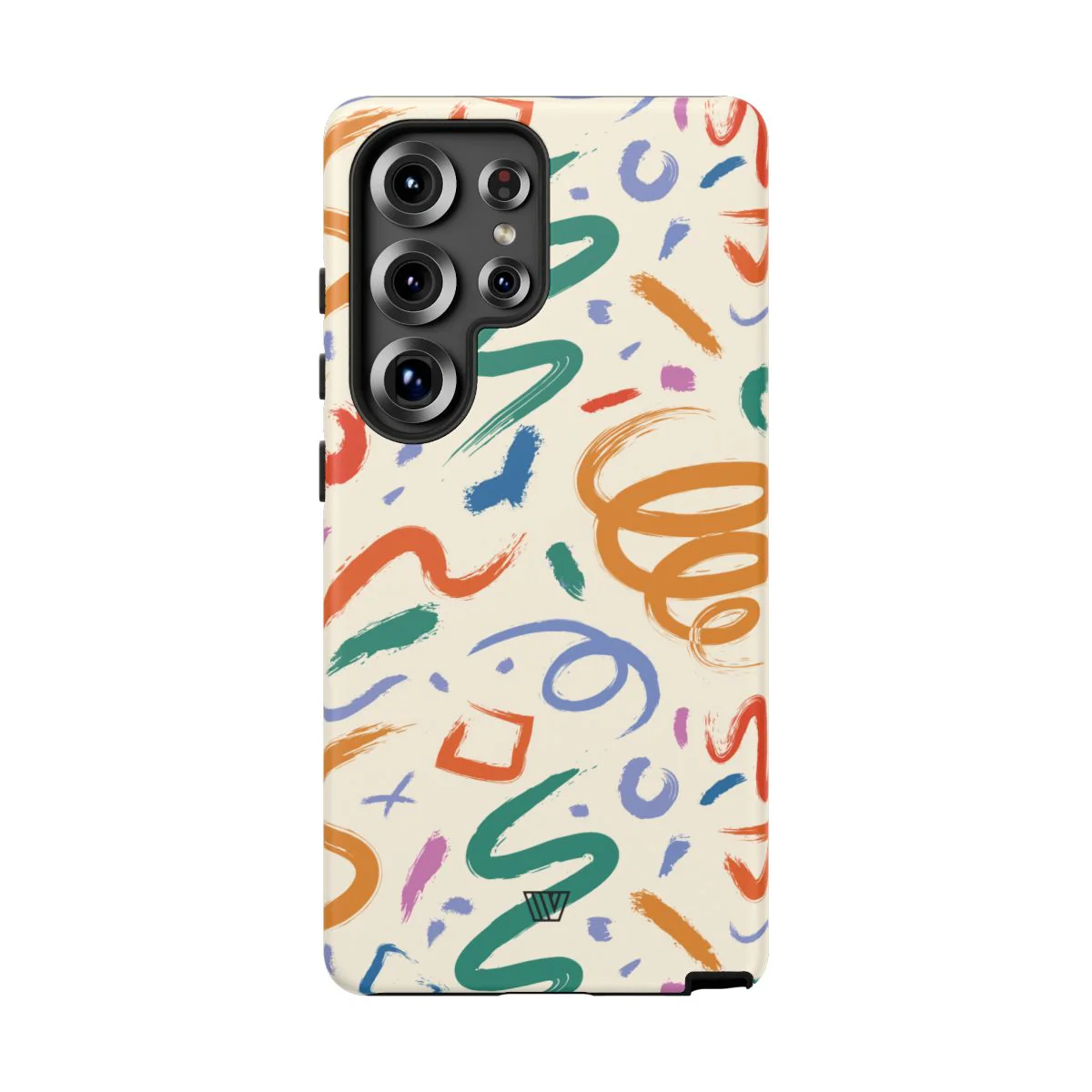 DOODLE BRUSH STROKES | Tough Phone Case - Image 103