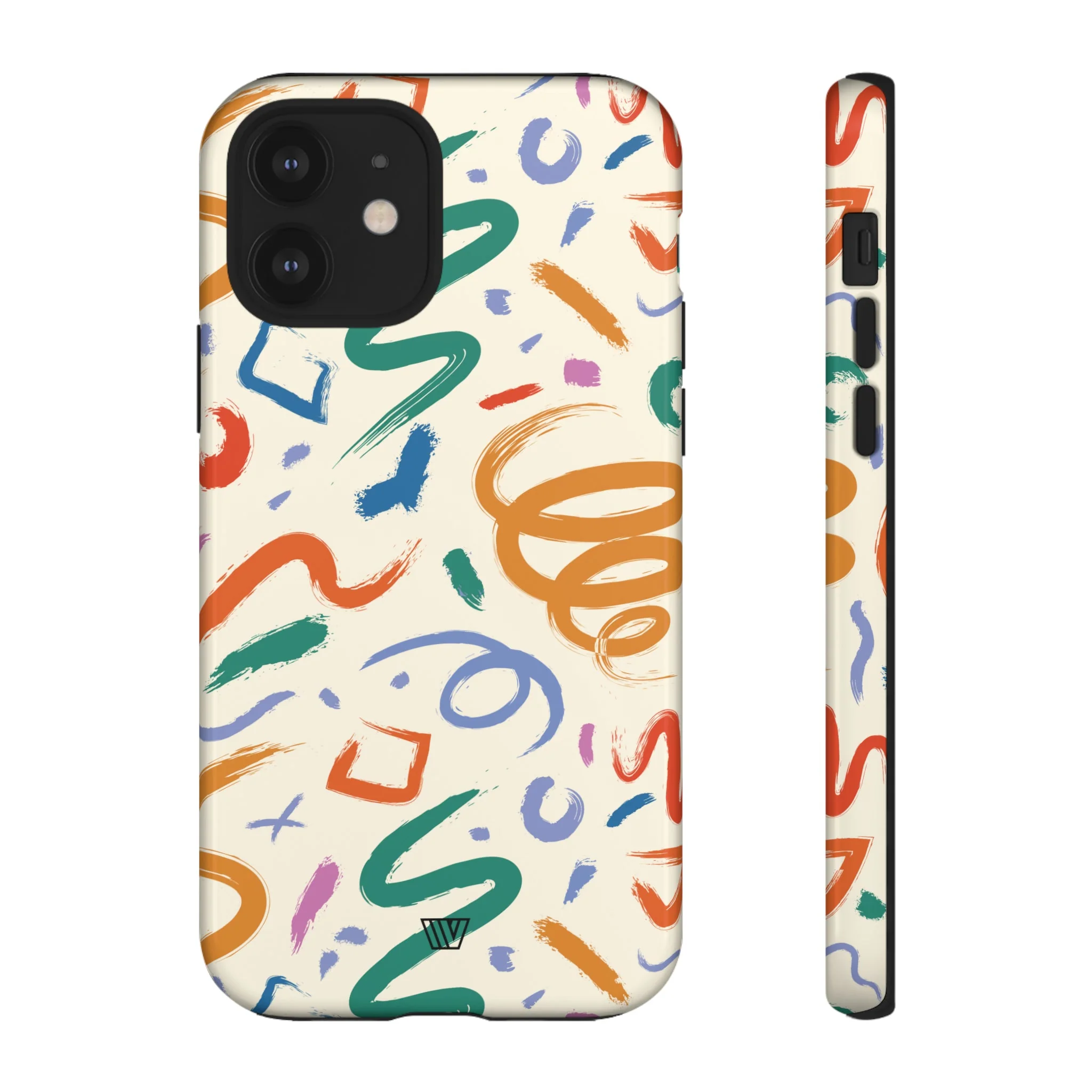 DOODLE BRUSH STROKES | Tough Phone Case - Image 11