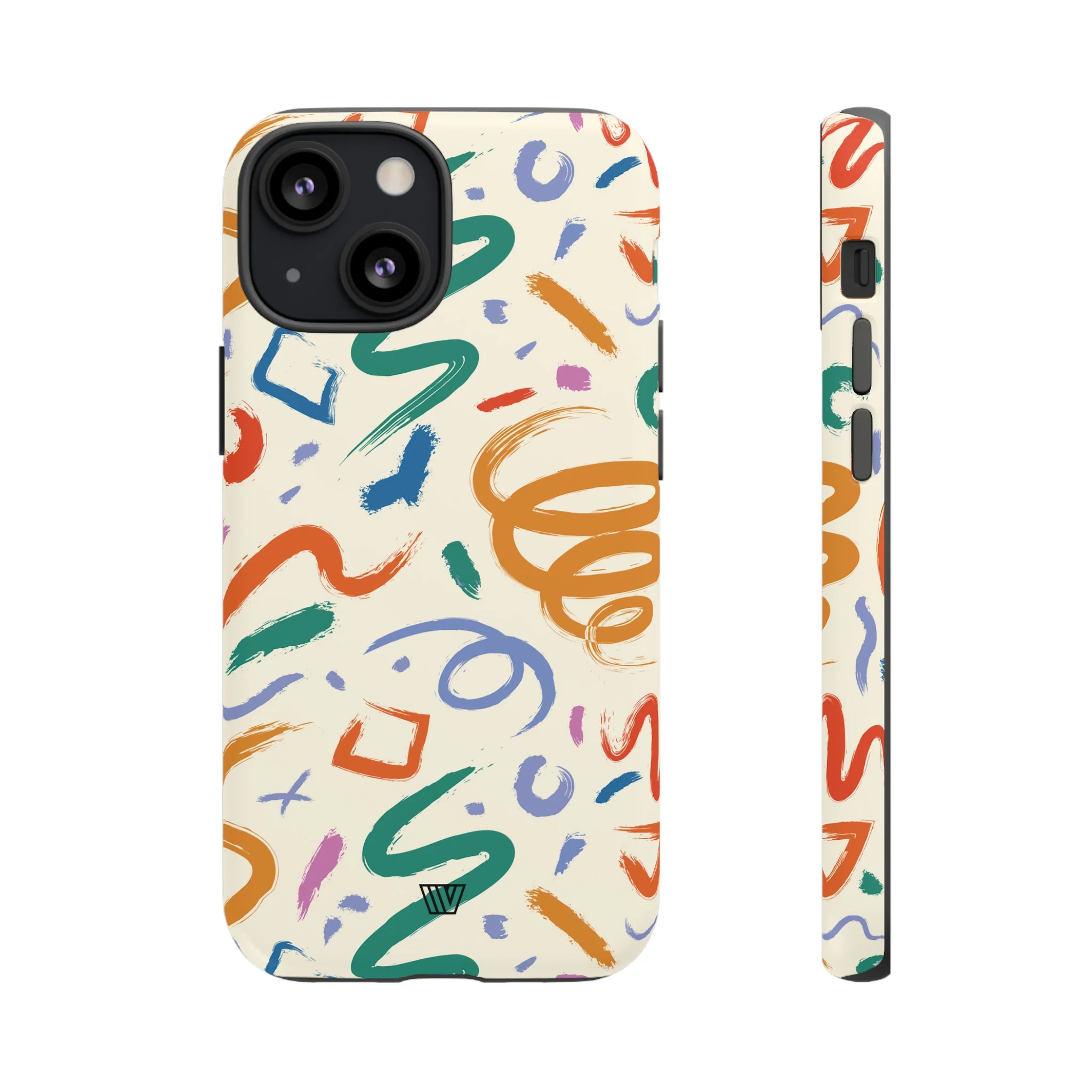 DOODLE BRUSH STROKES | Tough Phone Case - Image 20