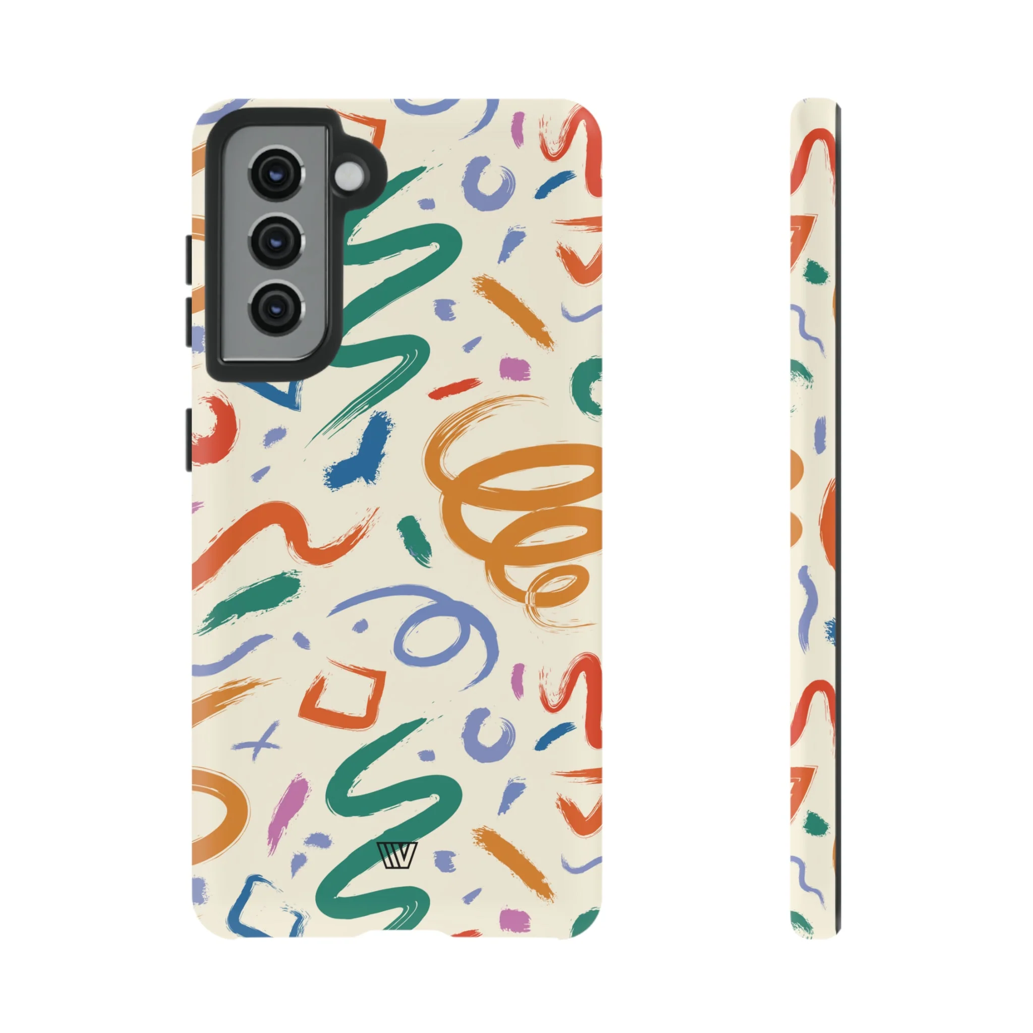 DOODLE BRUSH STROKES | Tough Phone Case - Image 26