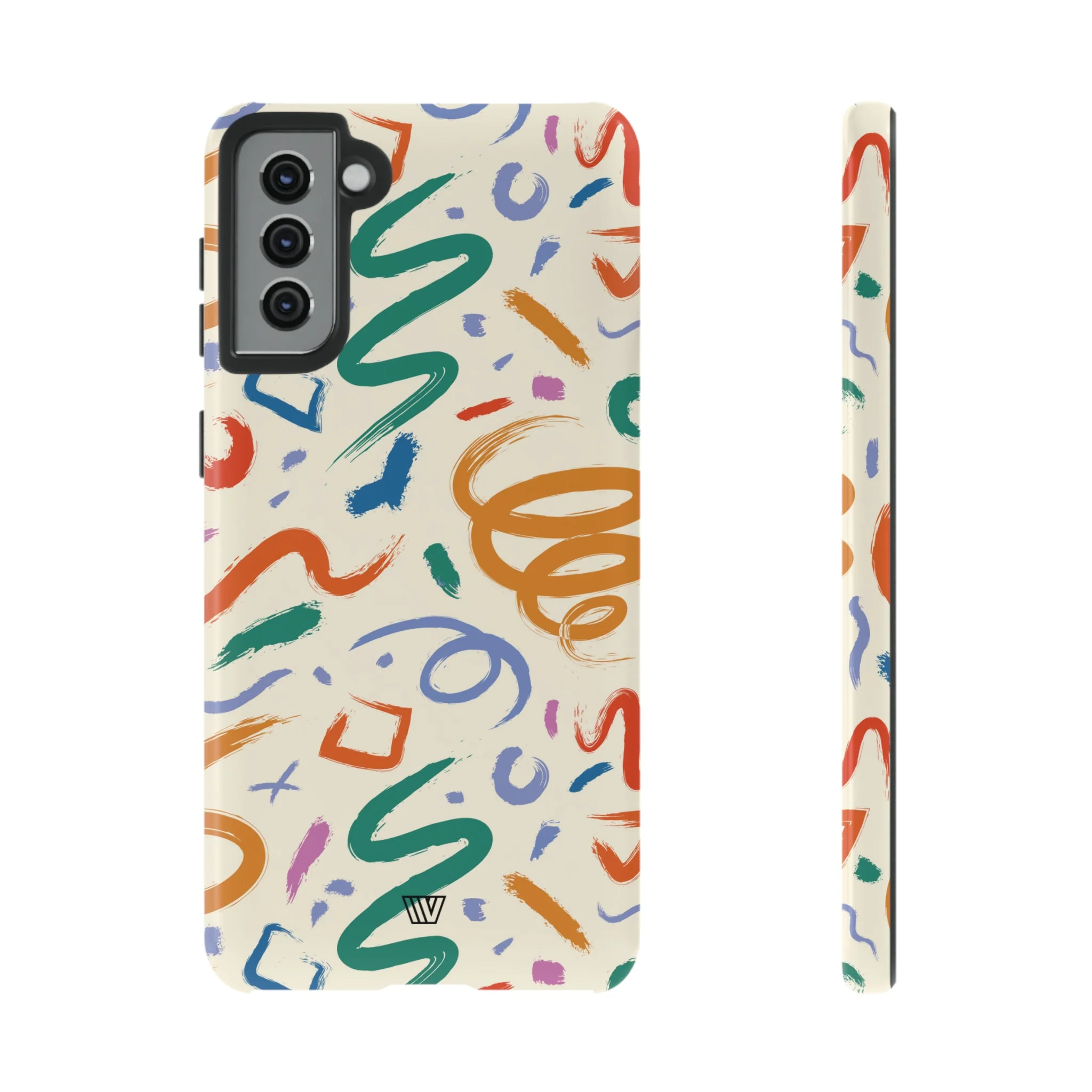 DOODLE BRUSH STROKES | Tough Phone Case - Image 27