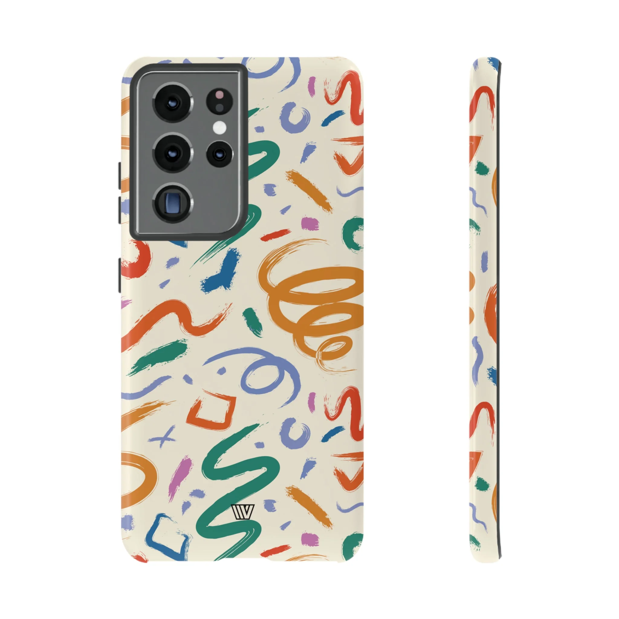 DOODLE BRUSH STROKES | Tough Phone Case - Image 29