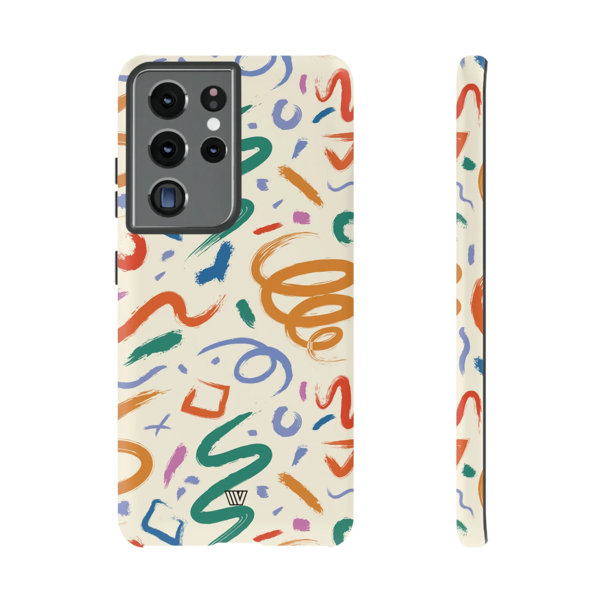 DOODLE BRUSH STROKES | Tough Phone Case - Image 30