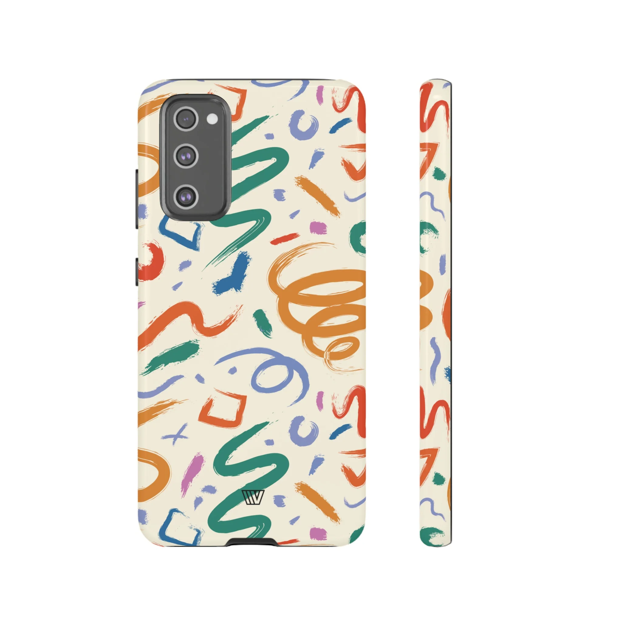 DOODLE BRUSH STROKES | Tough Phone Case - Image 31