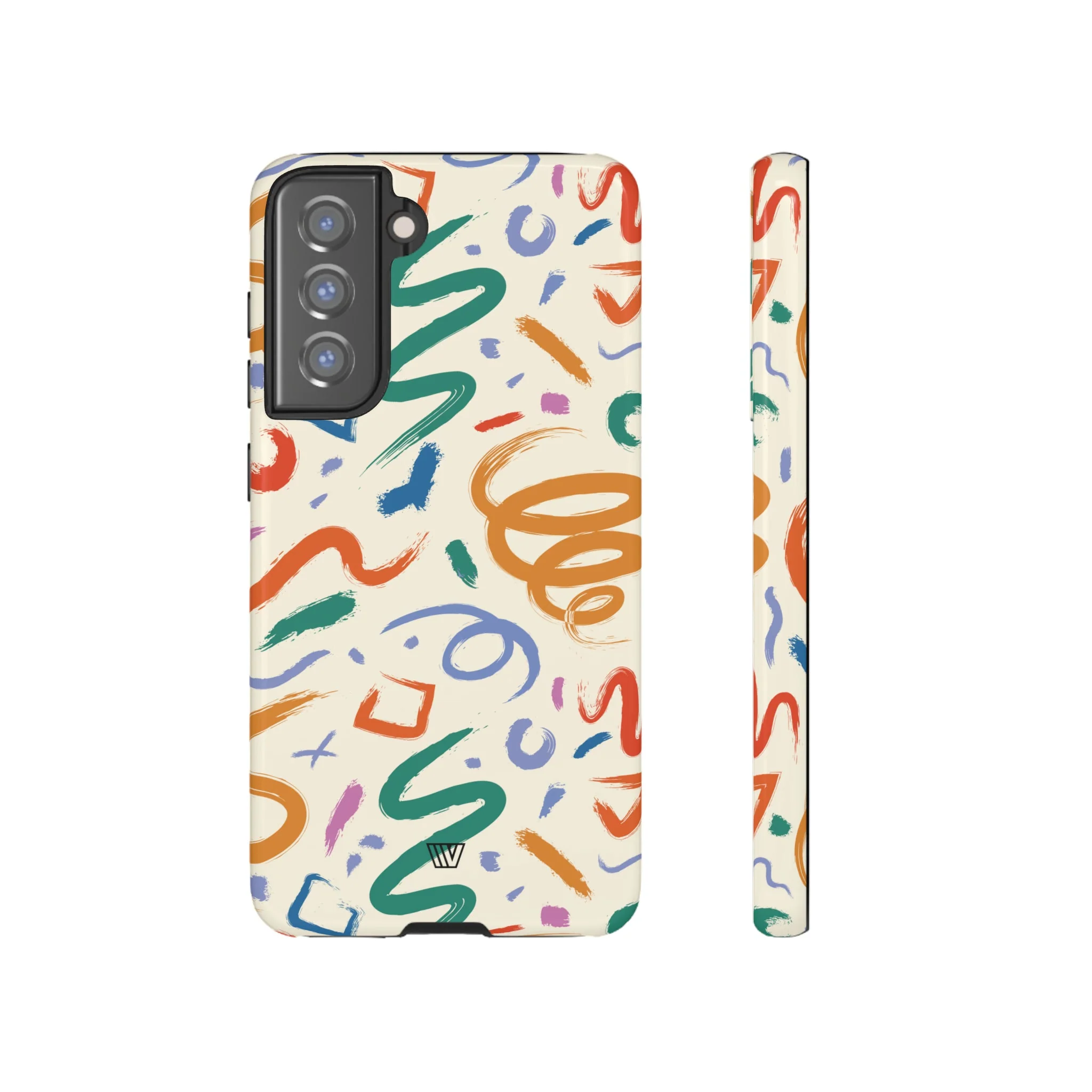 DOODLE BRUSH STROKES | Tough Phone Case - Image 33