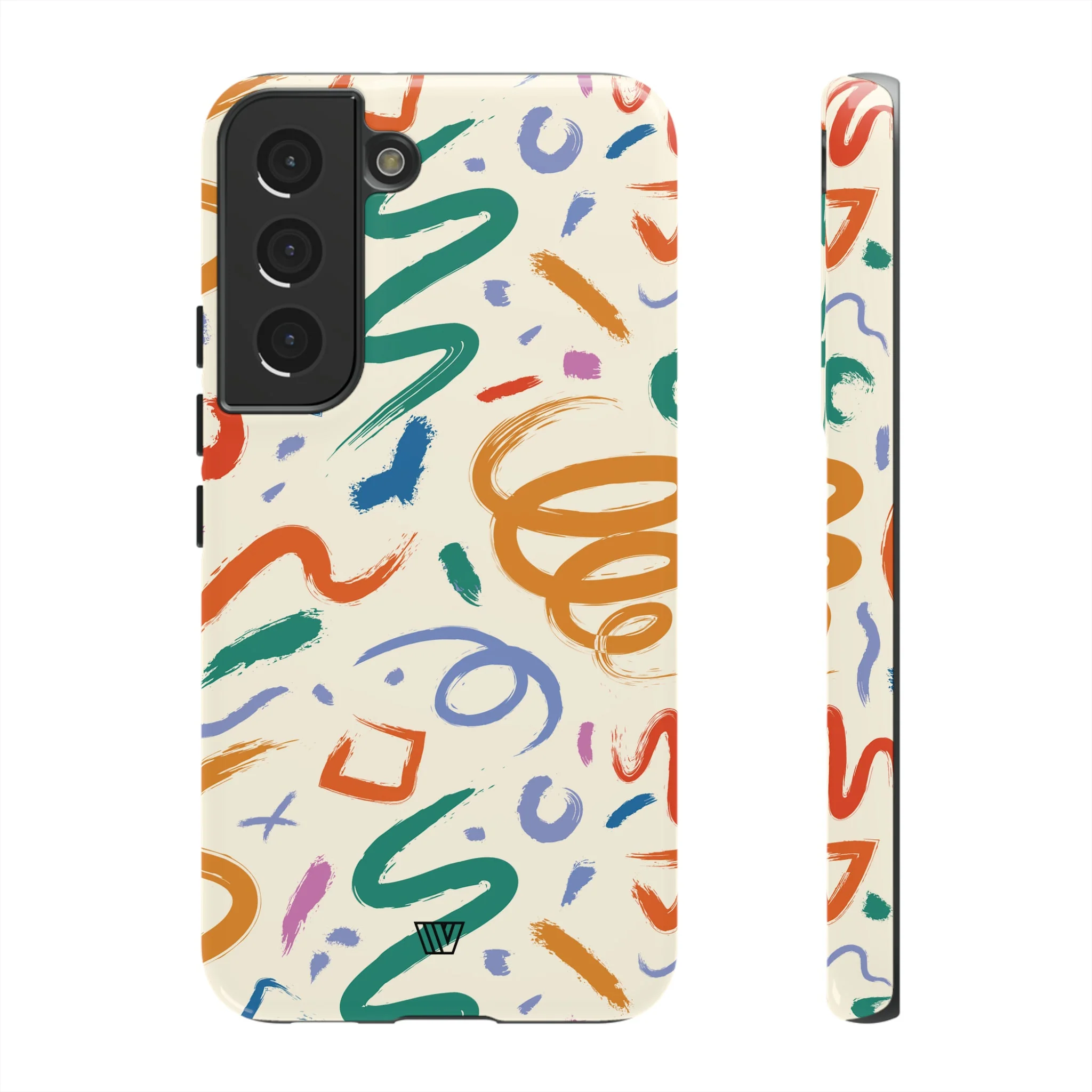 DOODLE BRUSH STROKES | Tough Phone Case - Image 35
