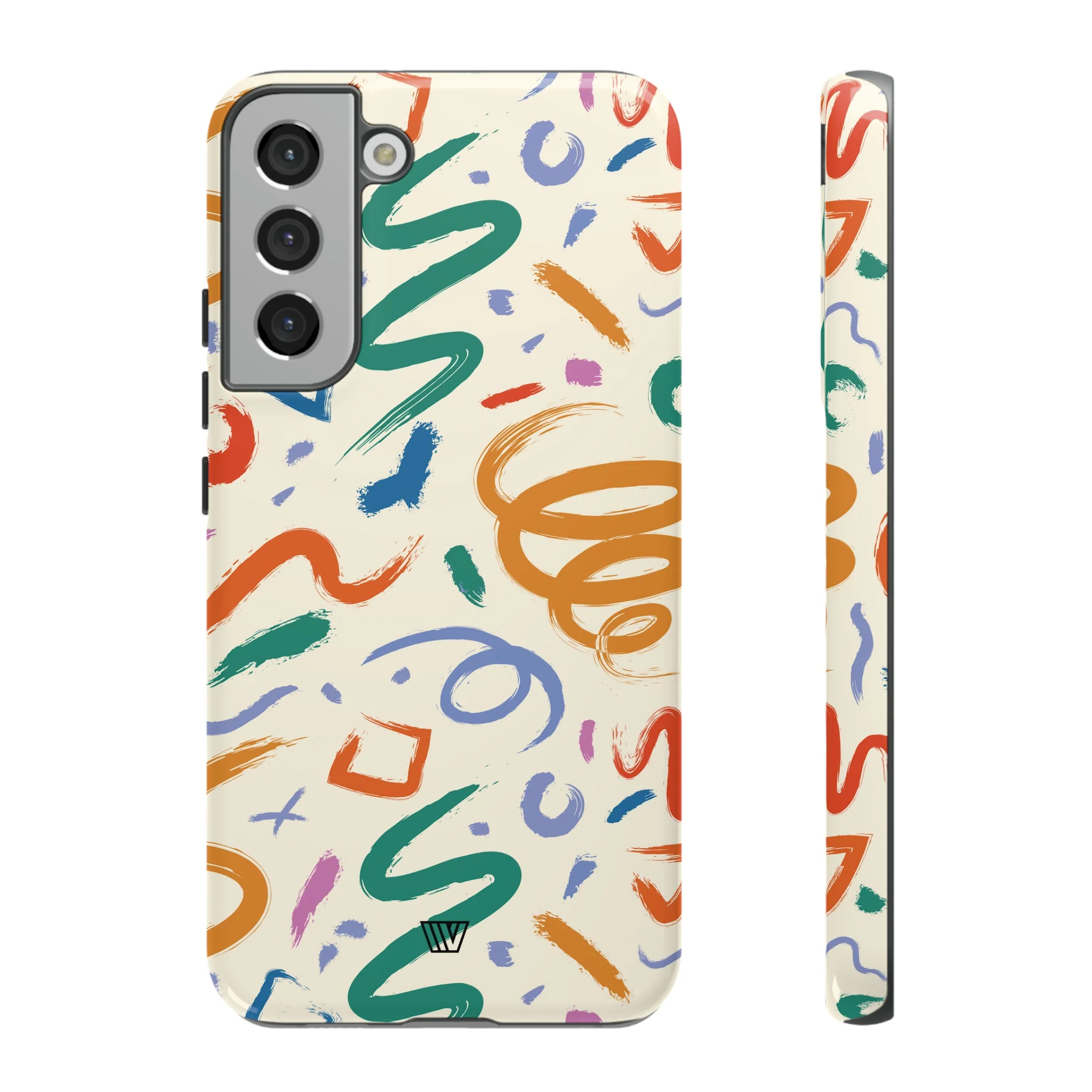 DOODLE BRUSH STROKES | Tough Phone Case - Image 37