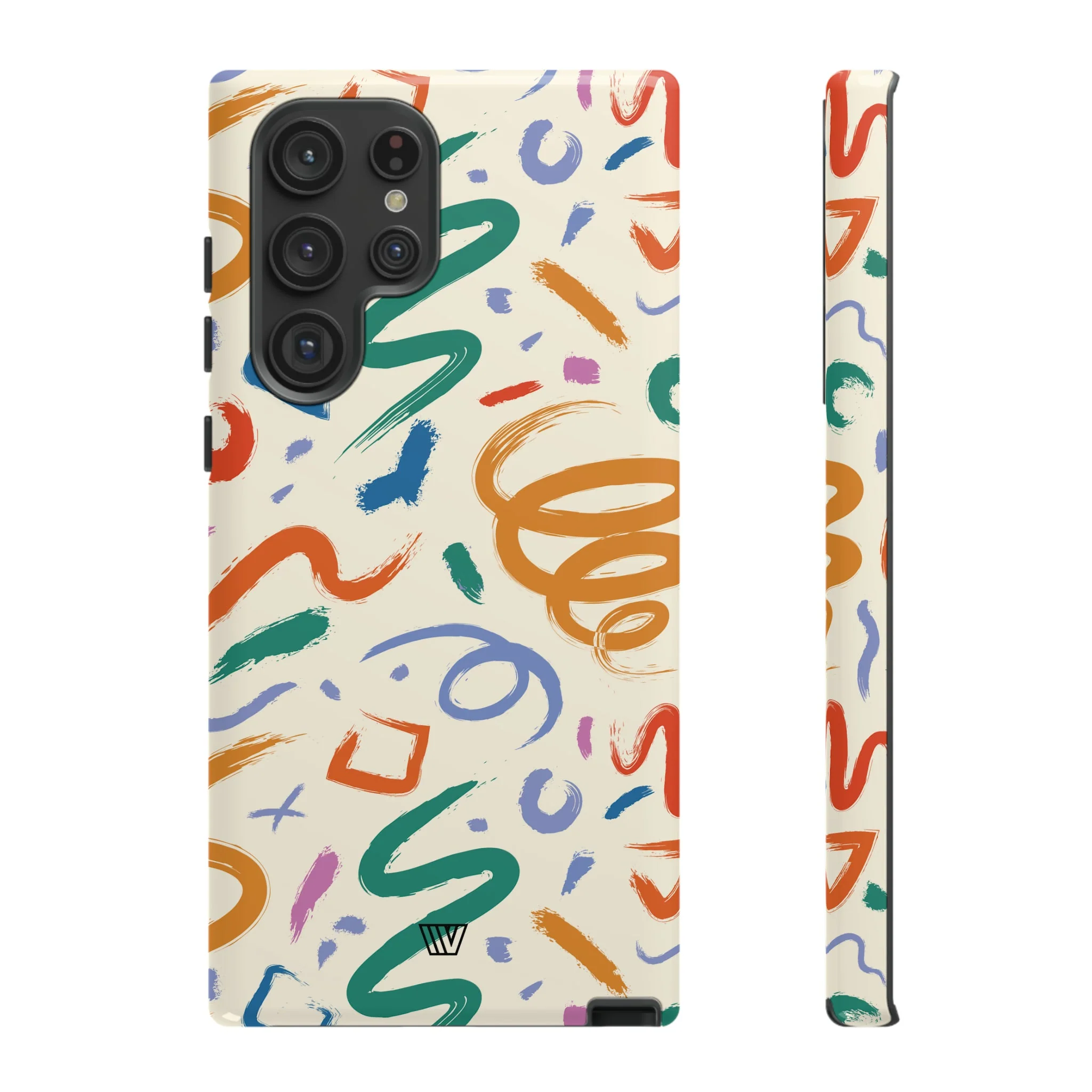 DOODLE BRUSH STROKES | Tough Phone Case - Image 39