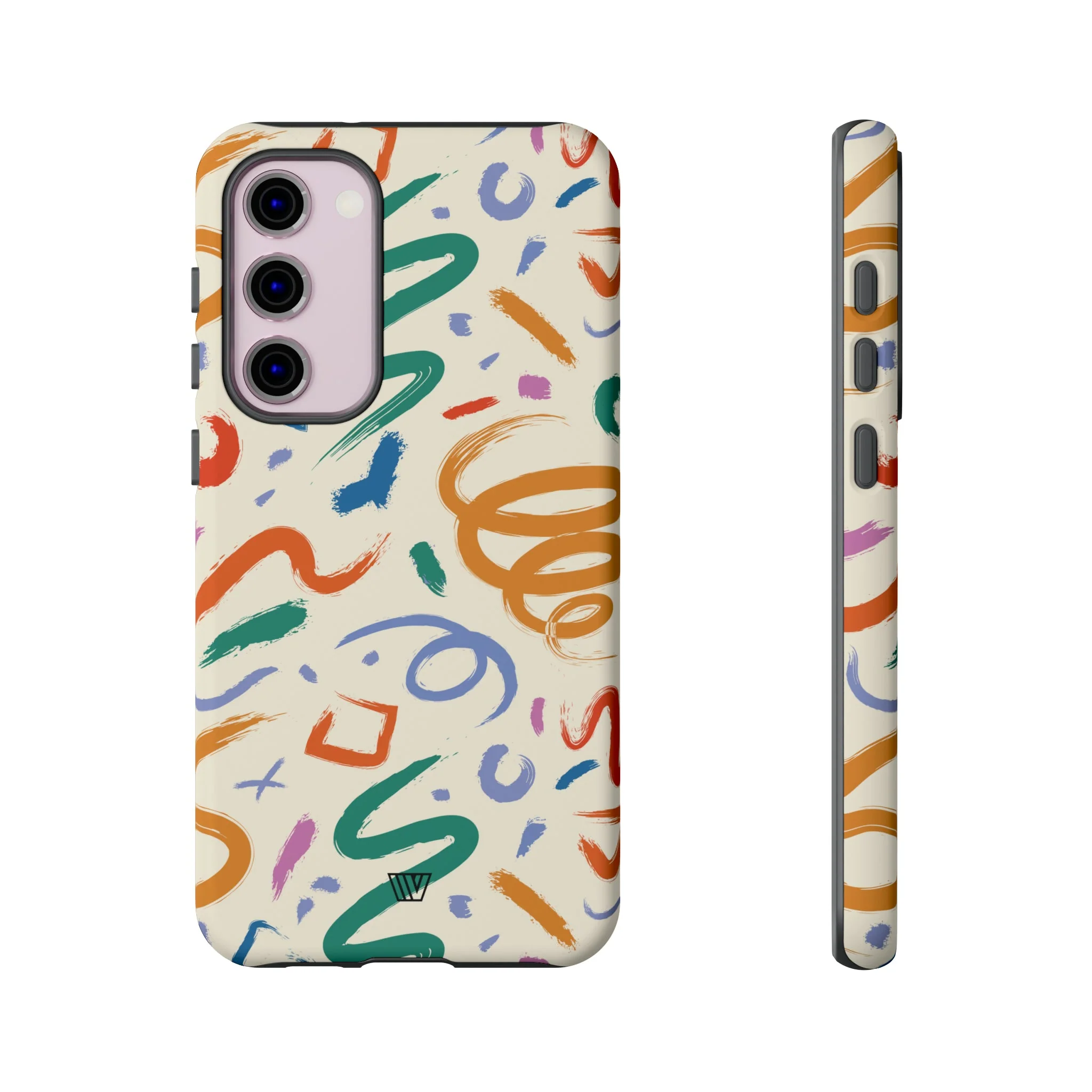 DOODLE BRUSH STROKES | Tough Phone Case - Image 52