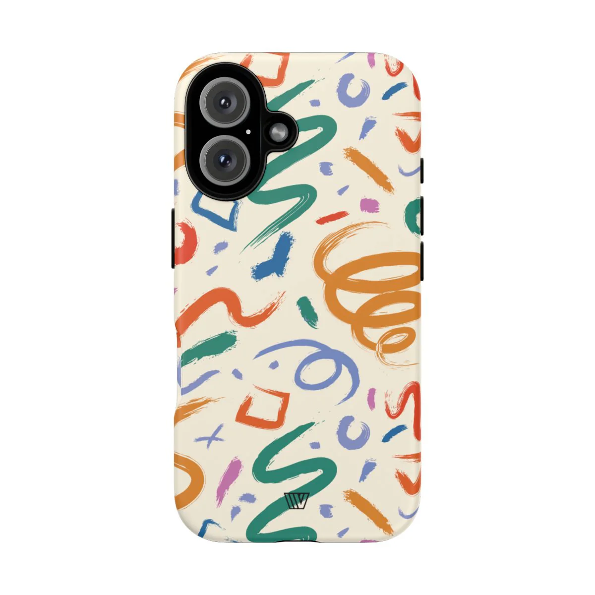 DOODLE BRUSH STROKES | Tough Phone Case - Image 66
