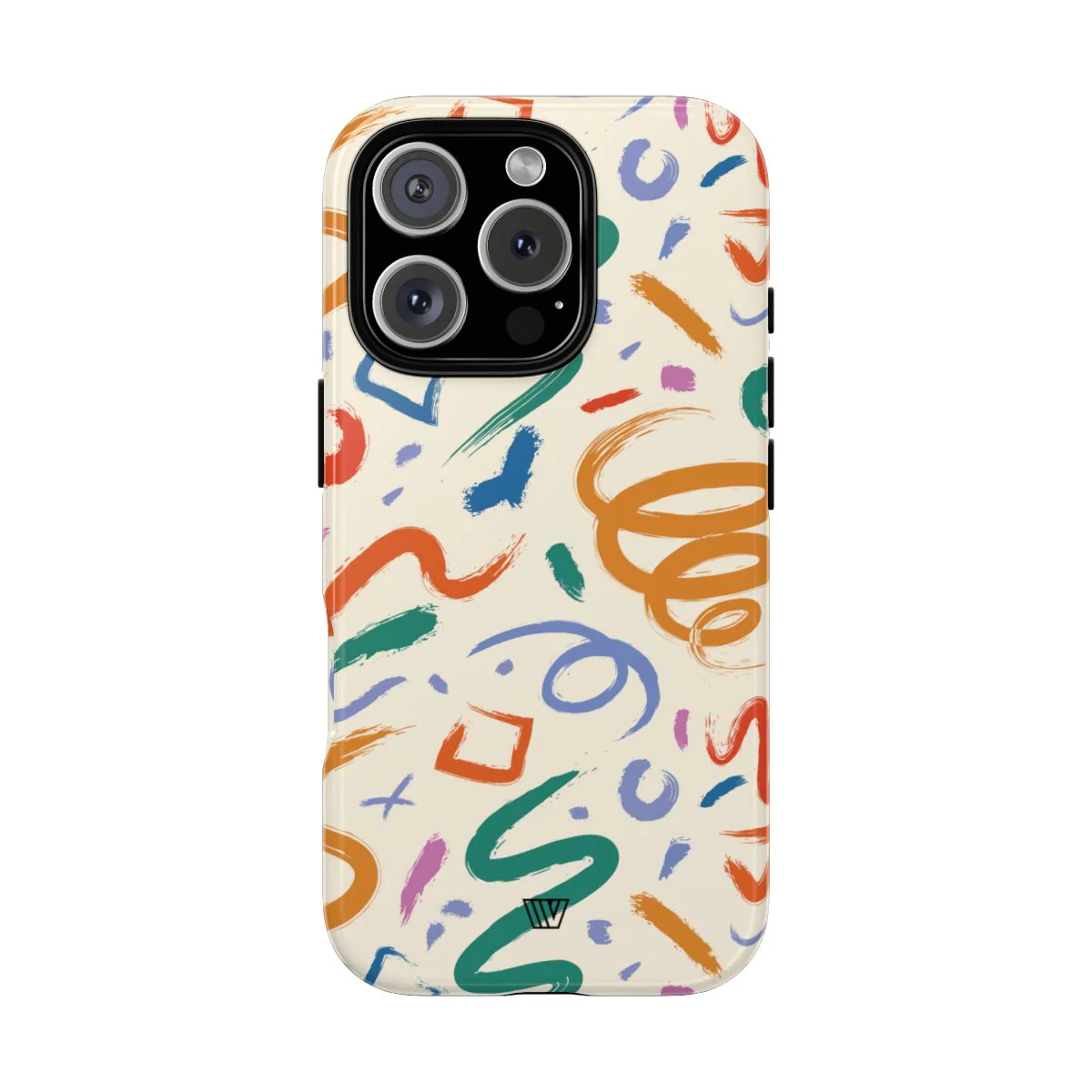 DOODLE BRUSH STROKES | Tough Phone Case - Image 67