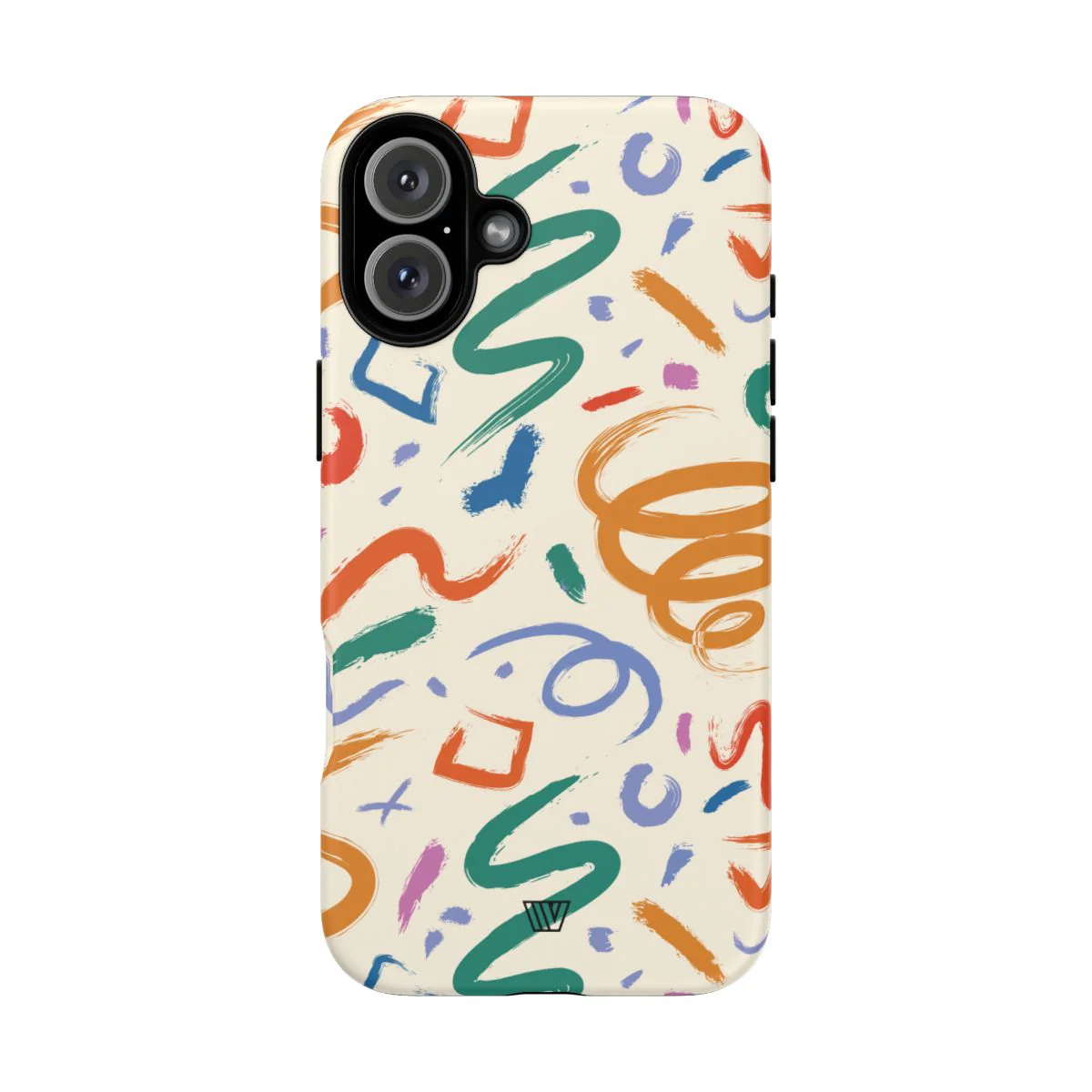 DOODLE BRUSH STROKES | Tough Phone Case - Image 70