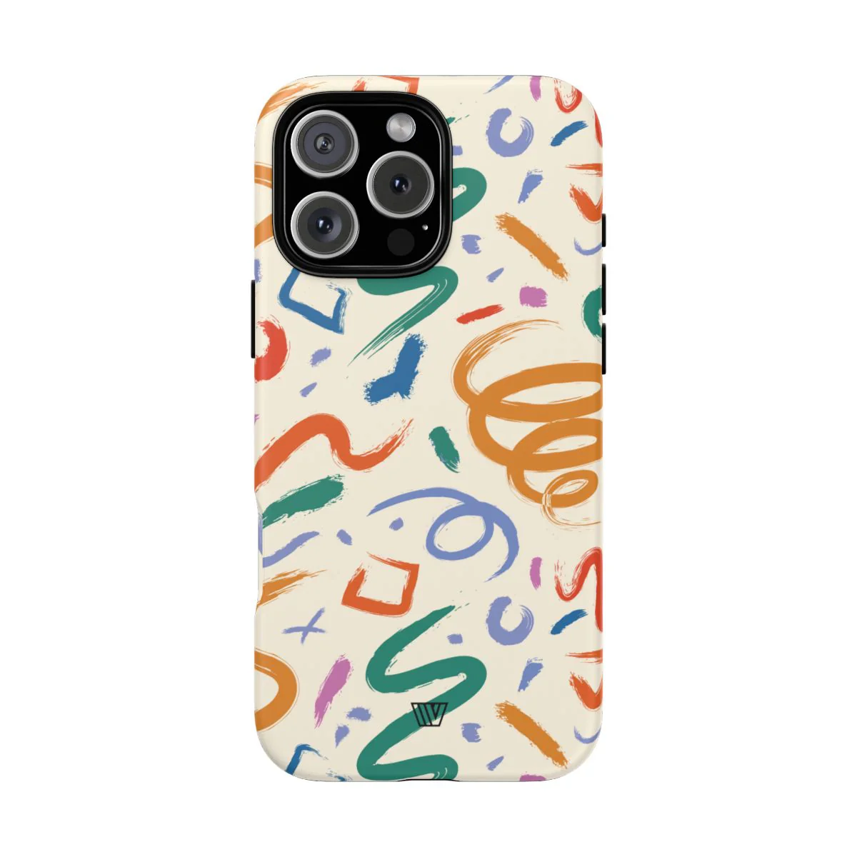 DOODLE BRUSH STROKES | Tough Phone Case - Image 72