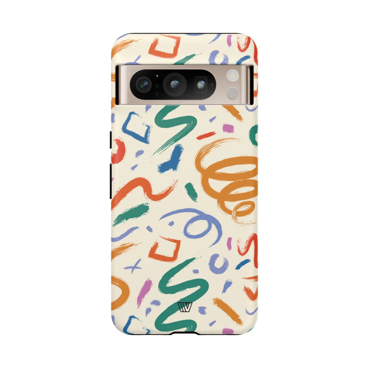 DOODLE BRUSH STROKES | Tough Phone Case - Image 74