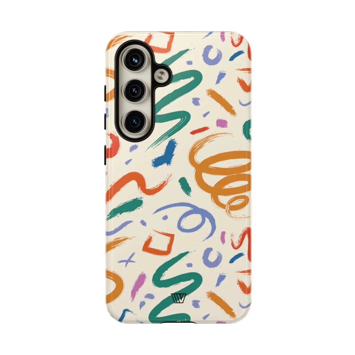 DOODLE BRUSH STROKES | Tough Phone Case - Image 77