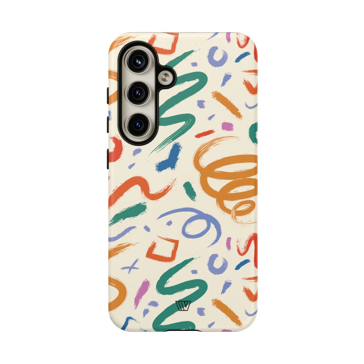 DOODLE BRUSH STROKES | Tough Phone Case - Image 78
