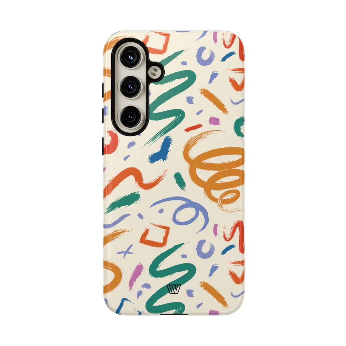 DOODLE BRUSH STROKES | Tough Phone Case - Image 79