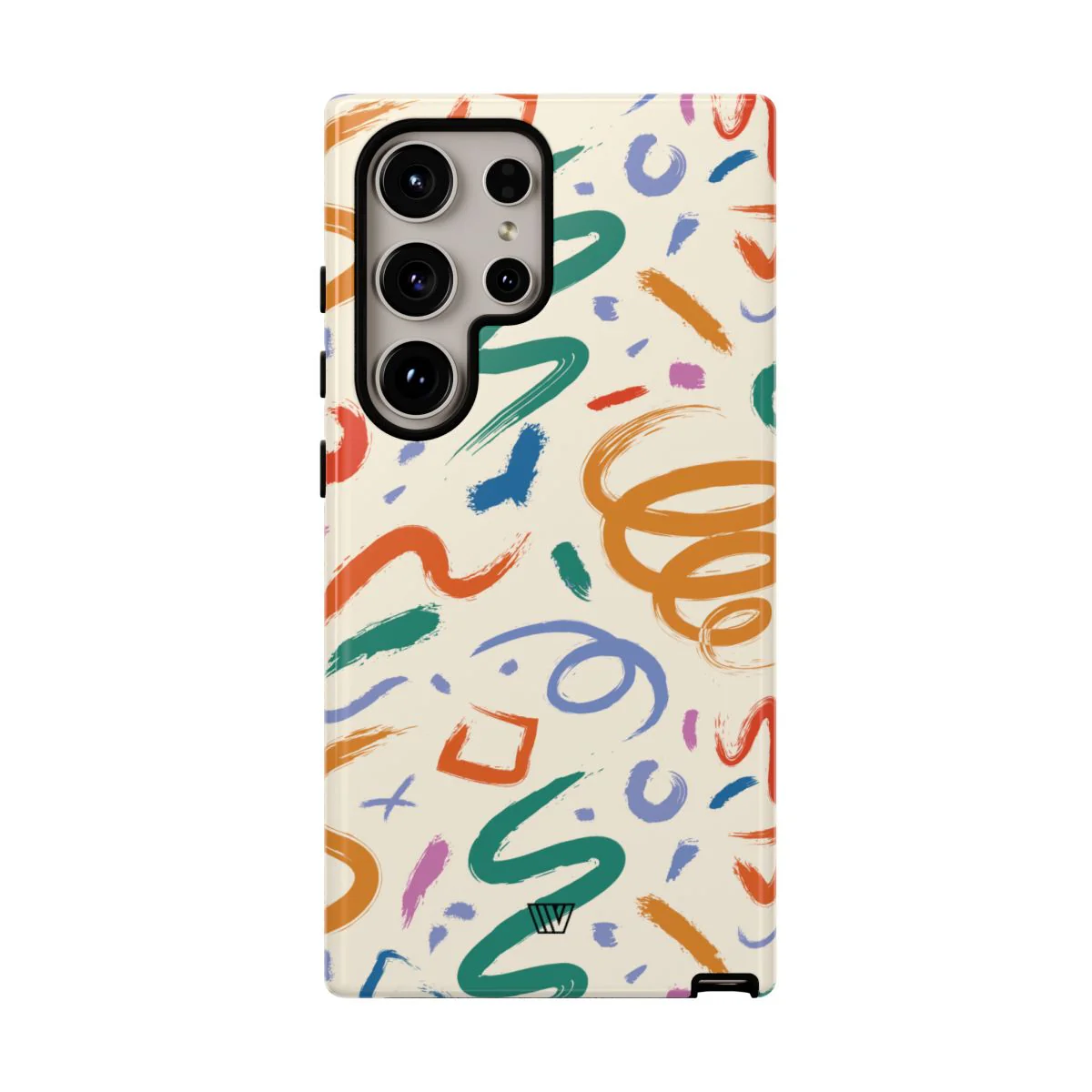 DOODLE BRUSH STROKES | Tough Phone Case - Image 81