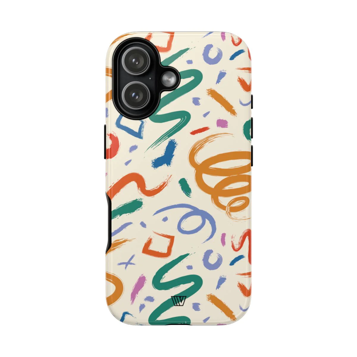 DOODLE BRUSH STROKES | Tough Phone Case - Image 84