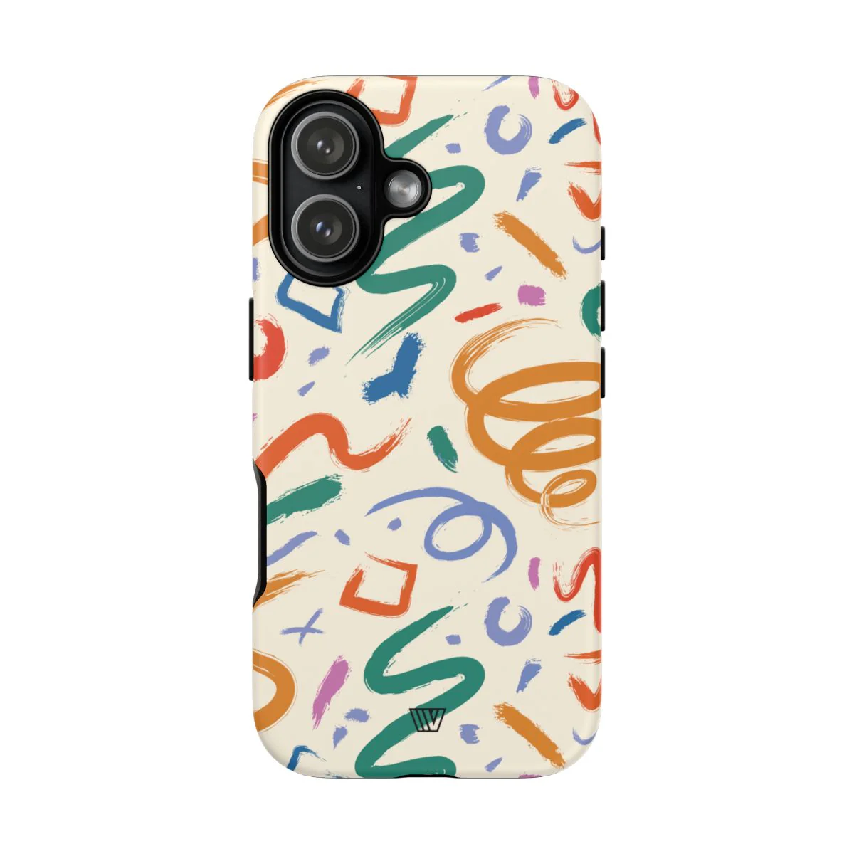 DOODLE BRUSH STROKES | Tough Phone Case - Image 85