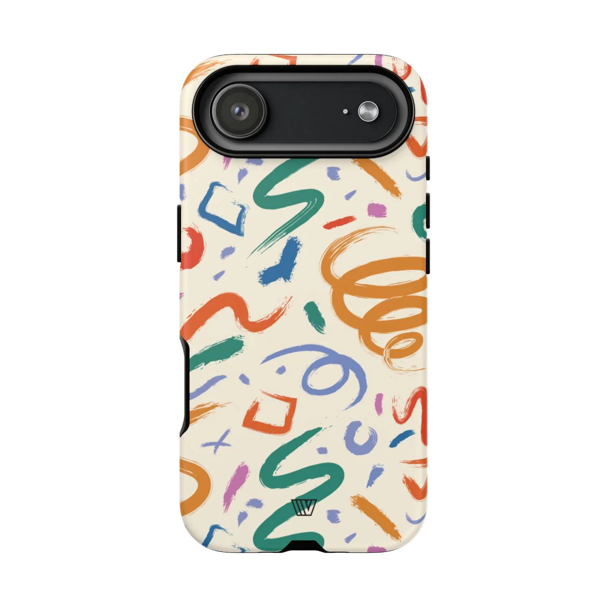 DOODLE BRUSH STROKES | Tough Phone Case - Image 87