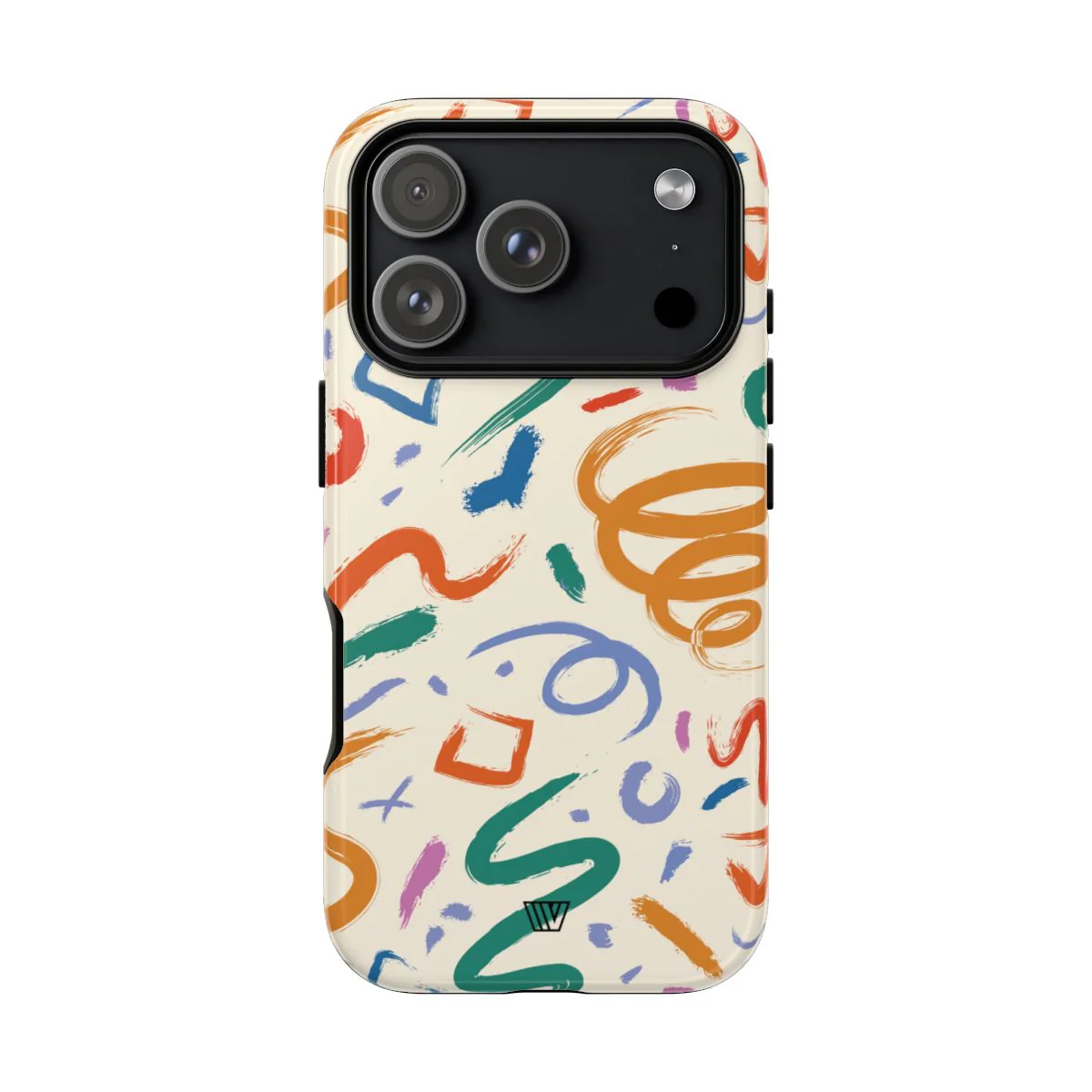 DOODLE BRUSH STROKES | Tough Phone Case - Image 88