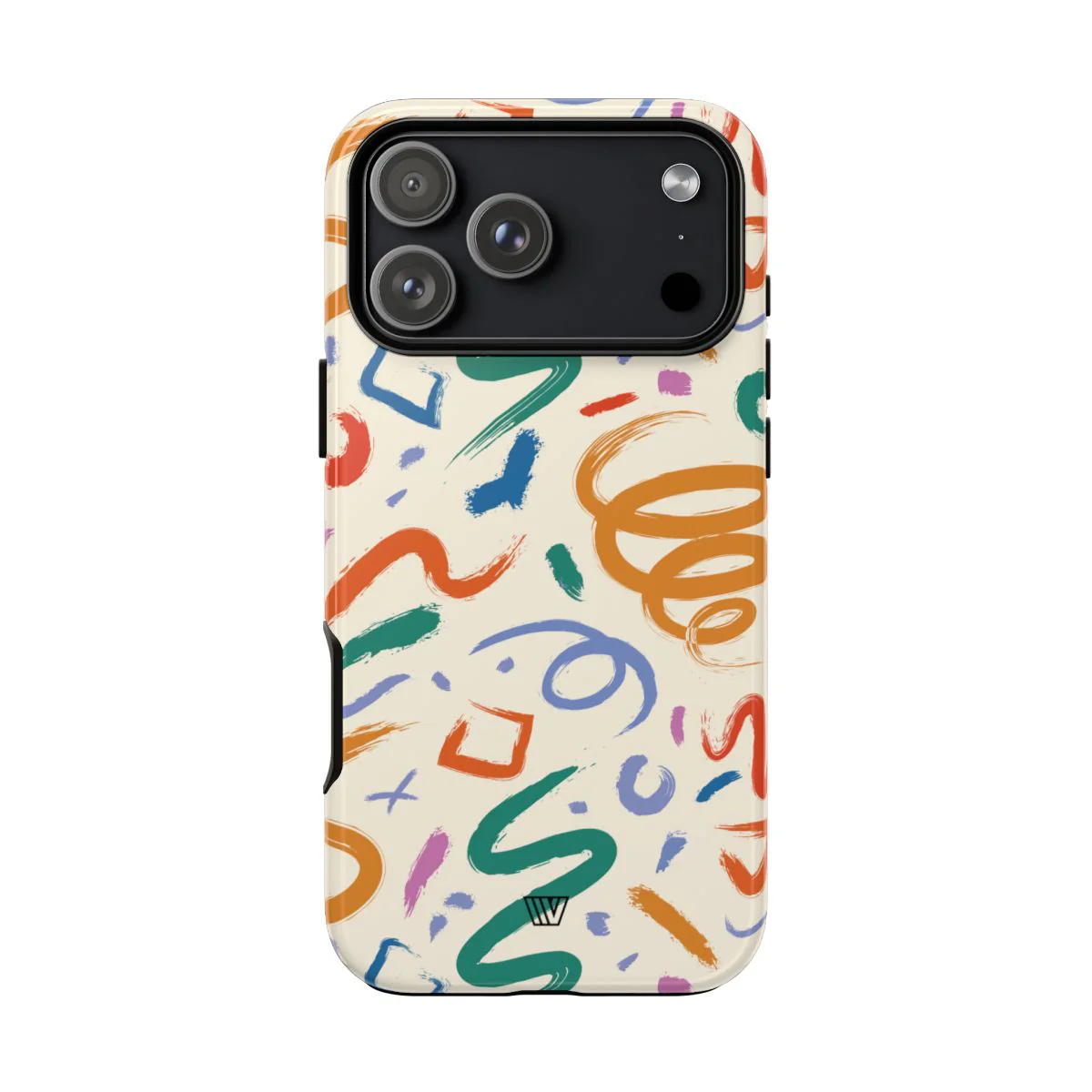 DOODLE BRUSH STROKES | Tough Phone Case - Image 90