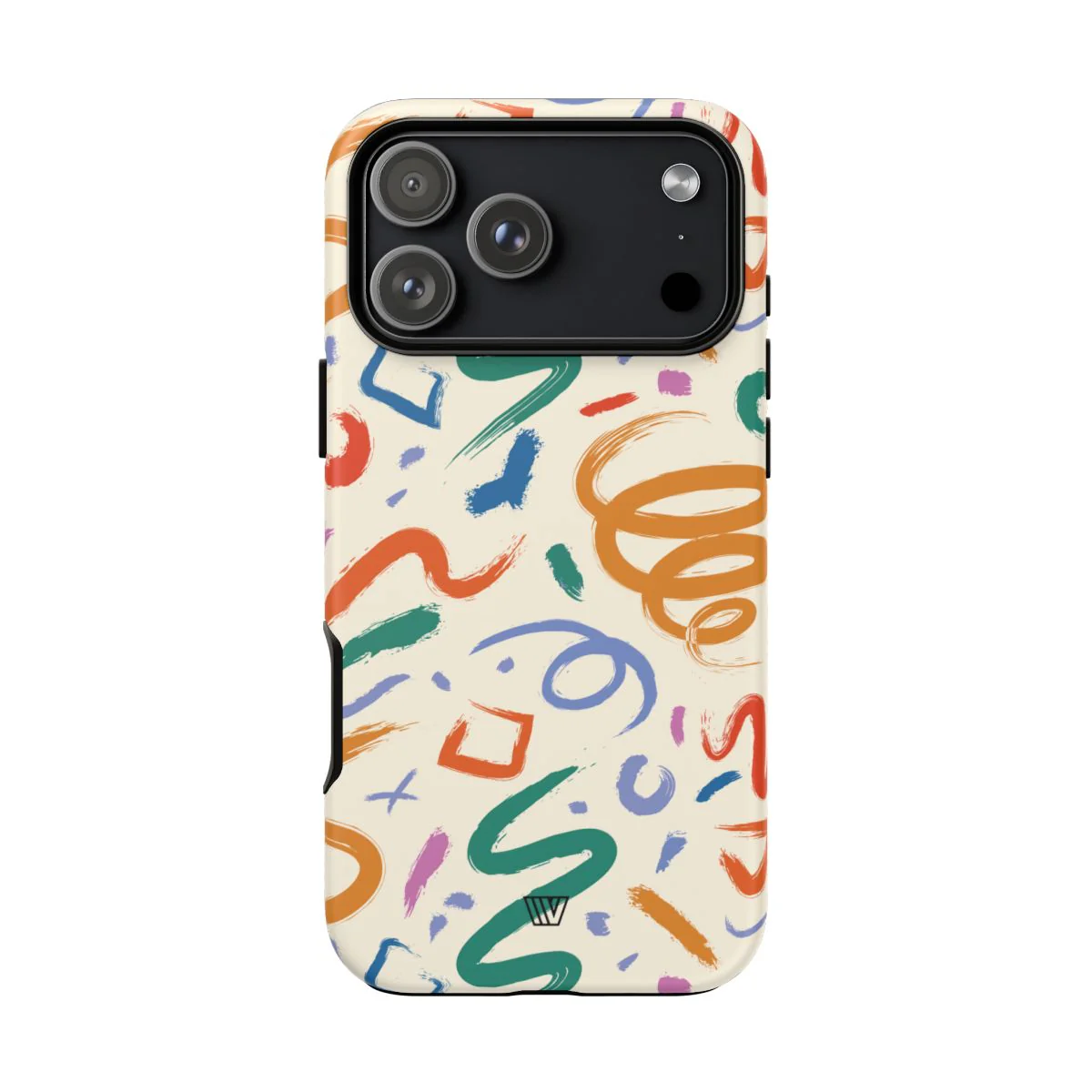 DOODLE BRUSH STROKES | Tough Phone Case - Image 91