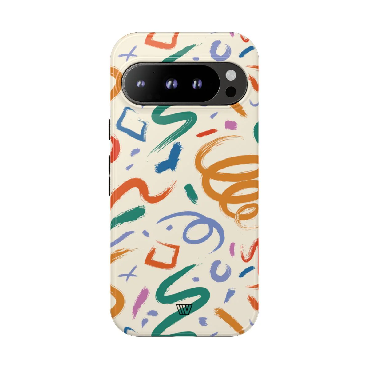 DOODLE BRUSH STROKES | Tough Phone Case - Image 94