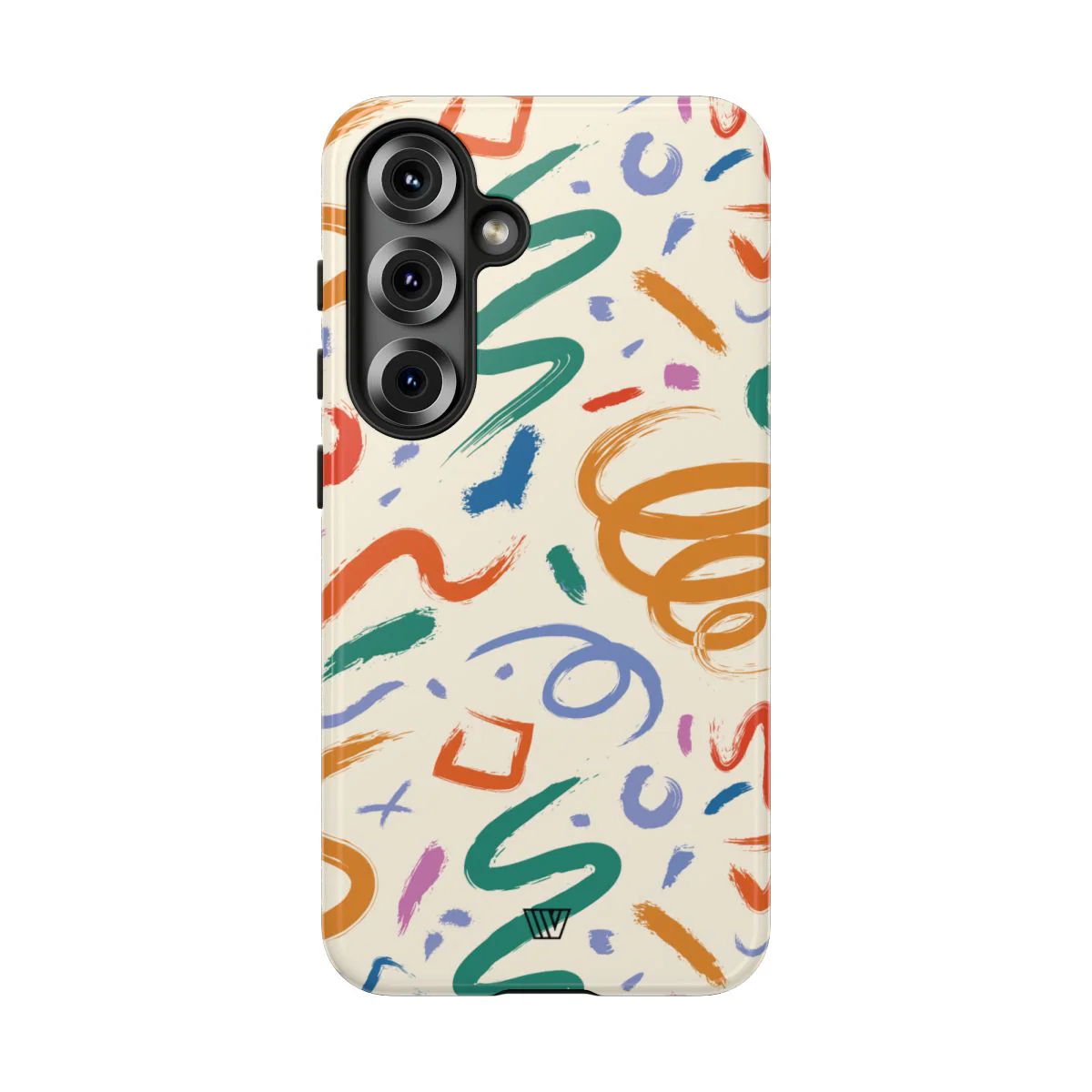 DOODLE BRUSH STROKES | Tough Phone Case - Image 98