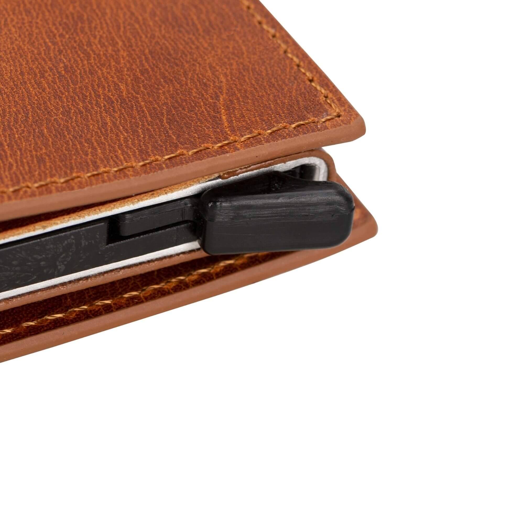 Douglas Genuine Leather Pop-Up Wallet with AirTag Slot - RFID Blocking Cardholder - Image 24