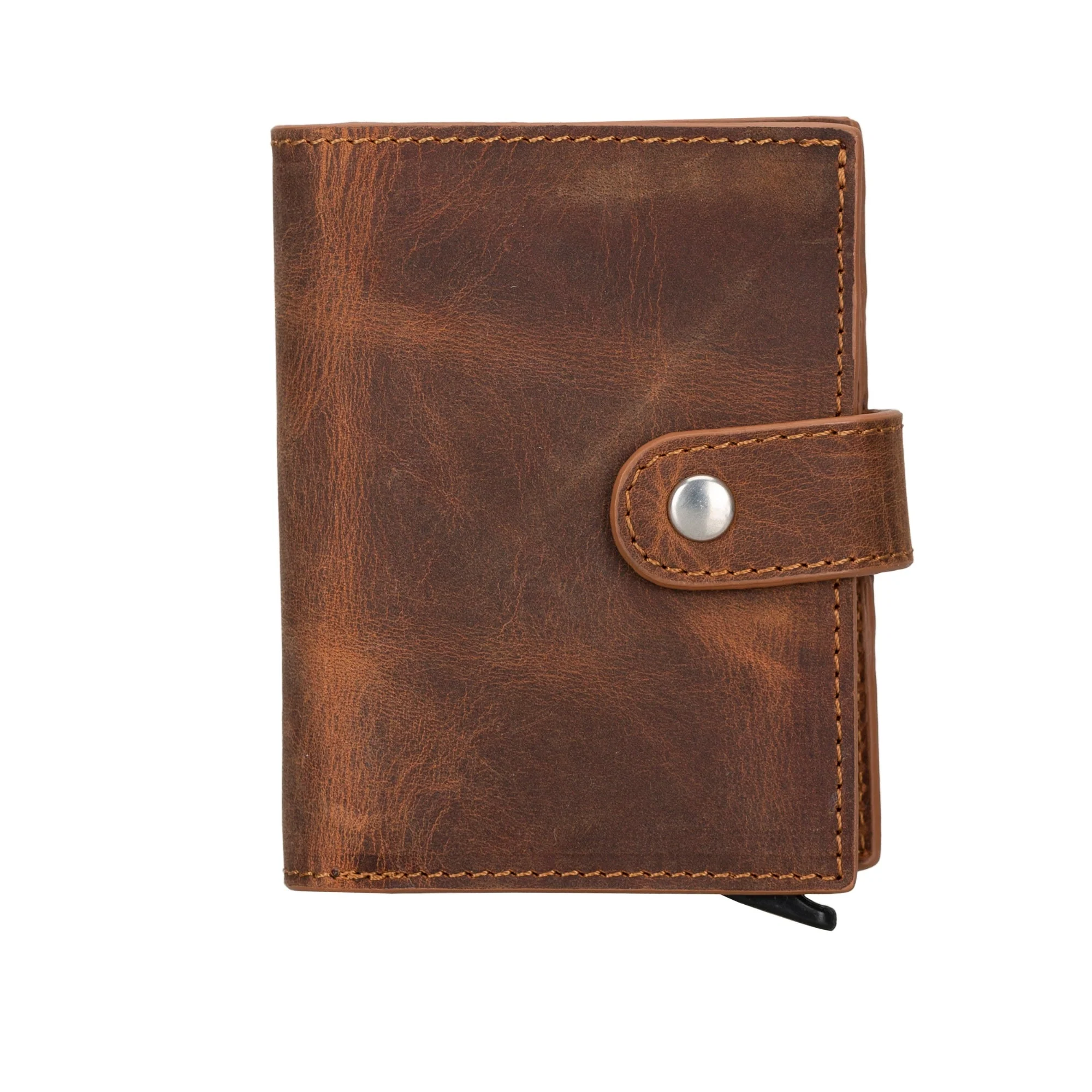 Douglas Genuine Leather Pop-Up Wallet with AirTag Slot - RFID Blocking Cardholder - Image 35