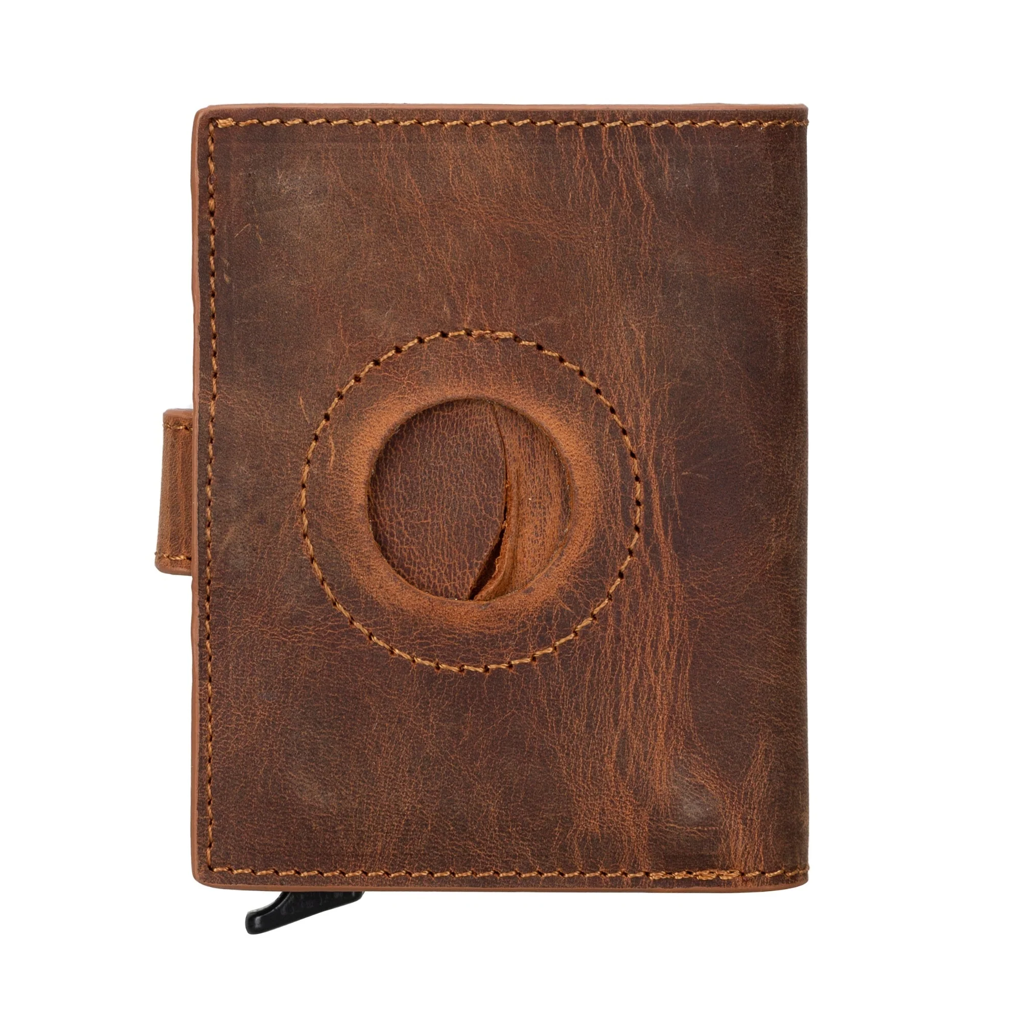Douglas Genuine Leather Pop-Up Wallet with AirTag Slot - RFID Blocking Cardholder - Image 38