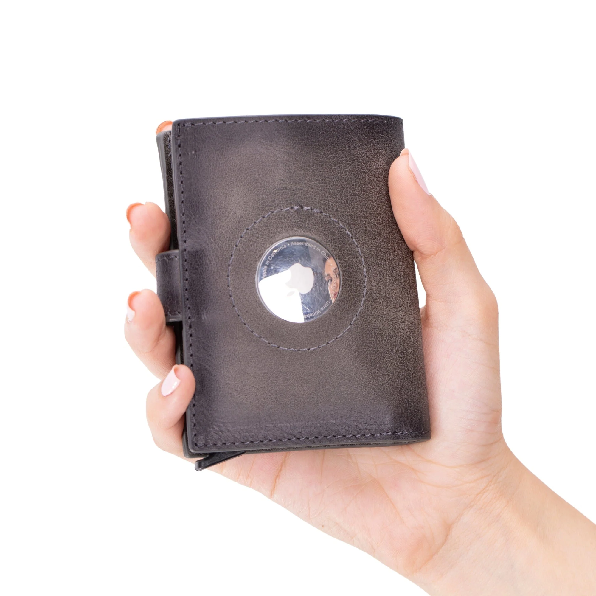 Douglas Genuine Leather Pop-Up Wallet with AirTag Slot - RFID Blocking Cardholder - Image 41