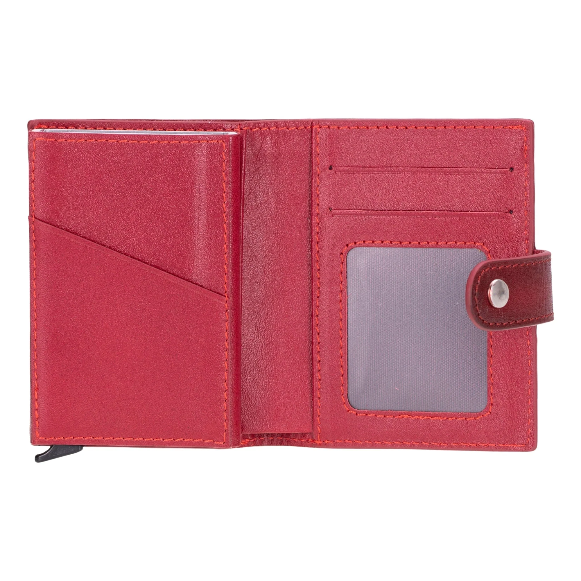 Douglas Genuine Leather Pop-Up Wallet with AirTag Slot - RFID Blocking Cardholder - Image 53