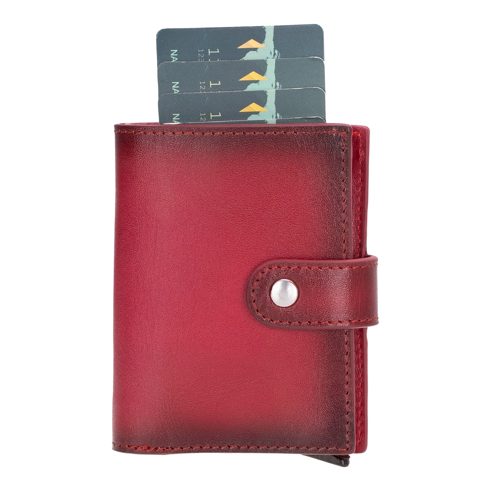 Douglas Genuine Leather Pop-Up Wallet with AirTag Slot - RFID Blocking Cardholder - Image 54