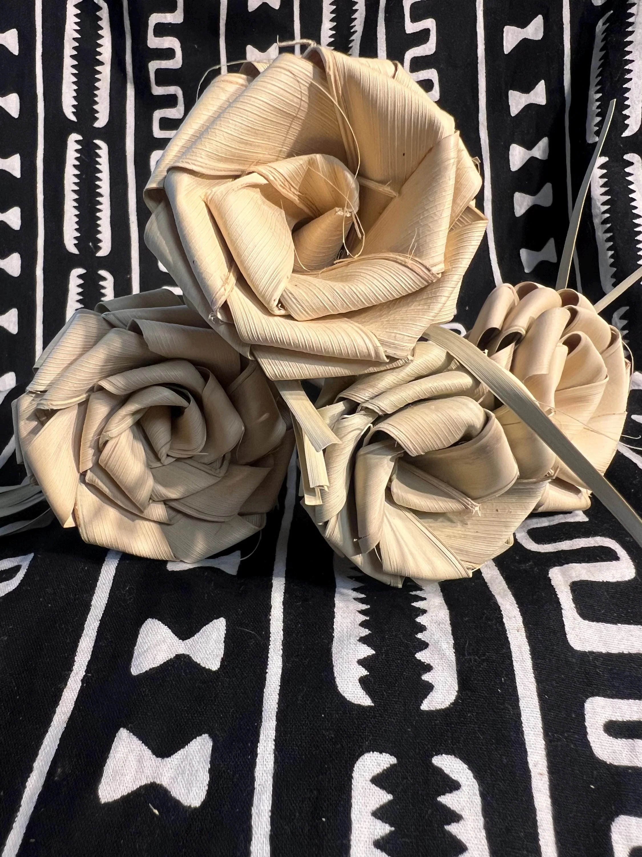 Dried Palmetto Roses (4) Charleston Roses Sweetgrass Roses Forever Roses - Image 3