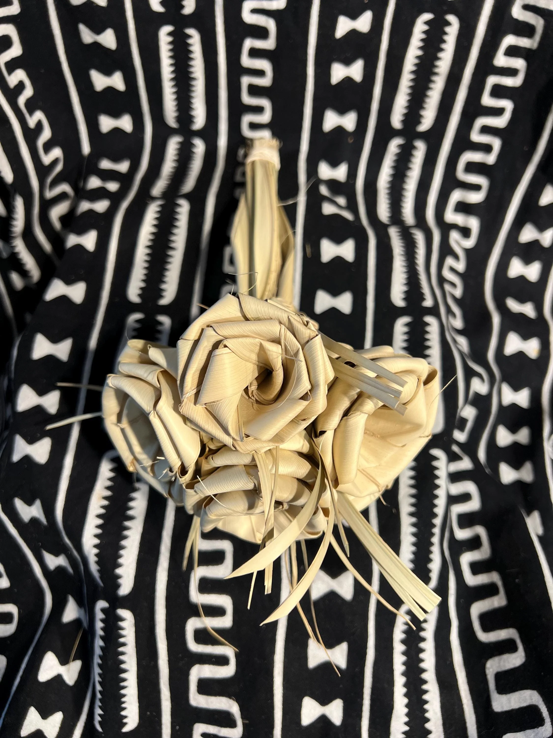 Dried Palmetto Roses  Bouquet of six (6) Charleston Roses Sweetgrass Roses Forever Roses - Image 4