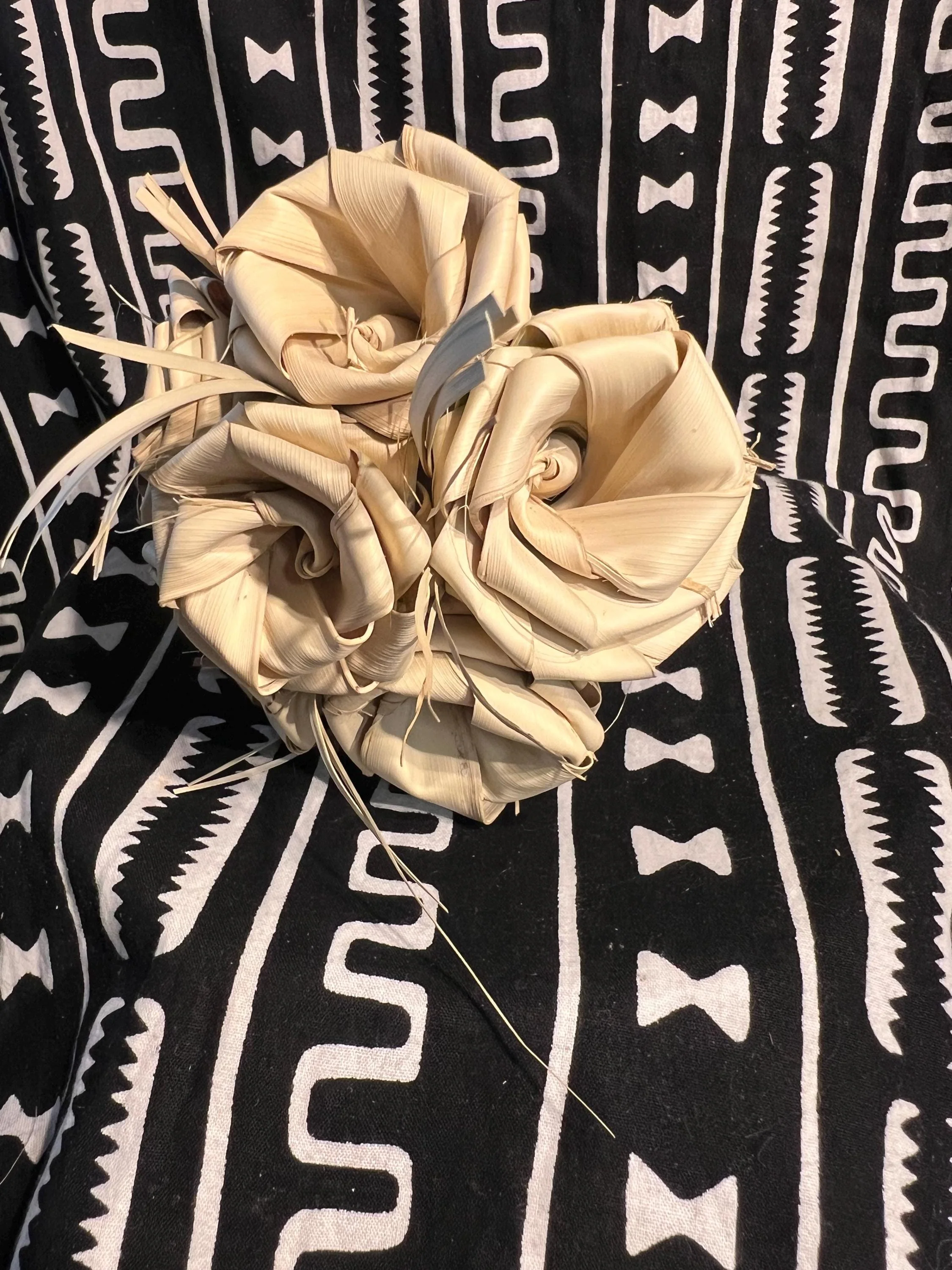 Dried Palmetto Roses  Bouquet of six (6) Charleston Roses Sweetgrass Roses Forever Roses - Image 5