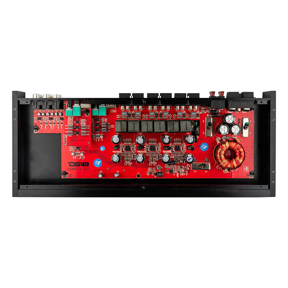 DS18 CANDY-6  Full-Range Class D 6-Channel Car Amplifier 1800 Watts - Image 2